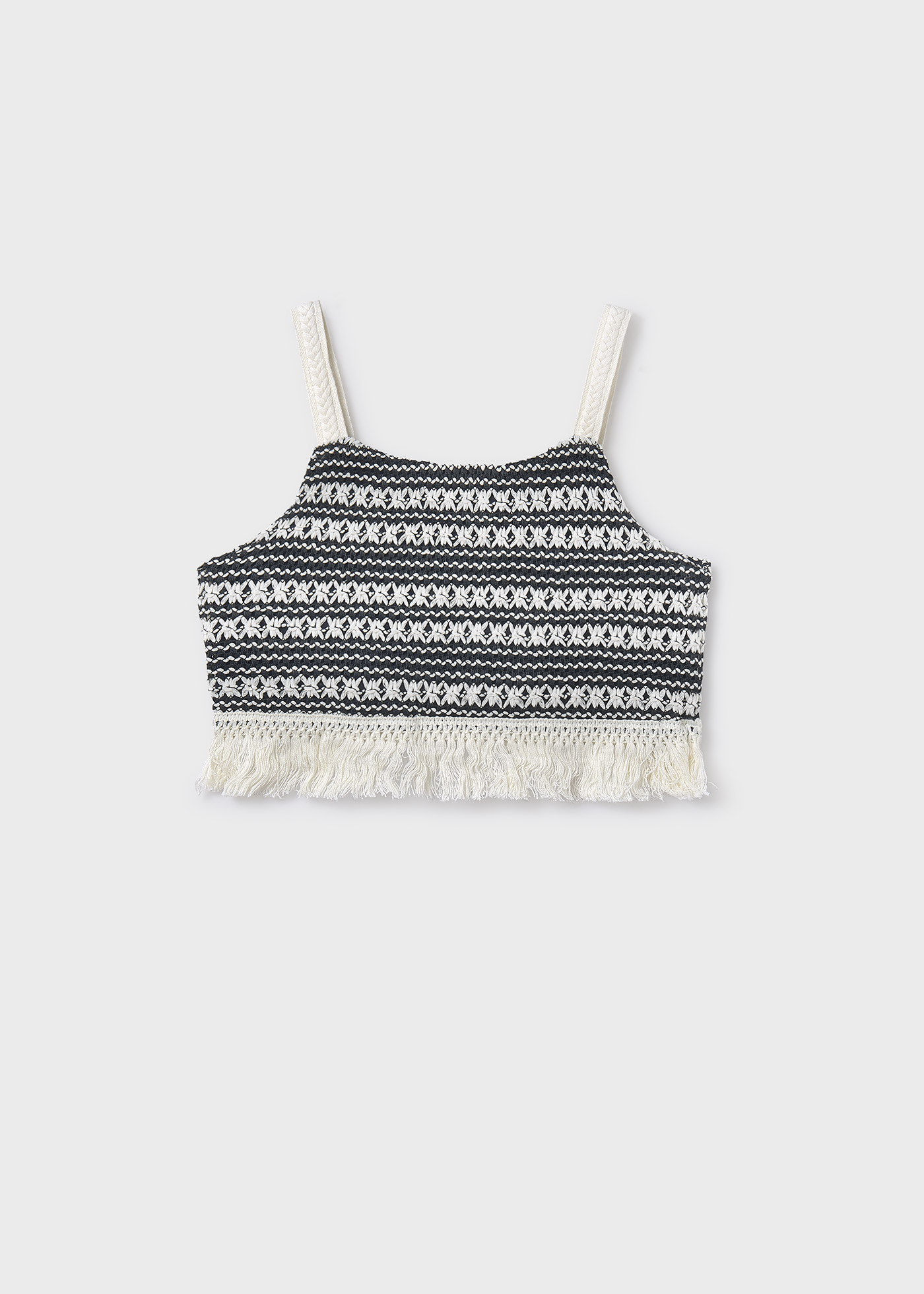 Top crochet fille