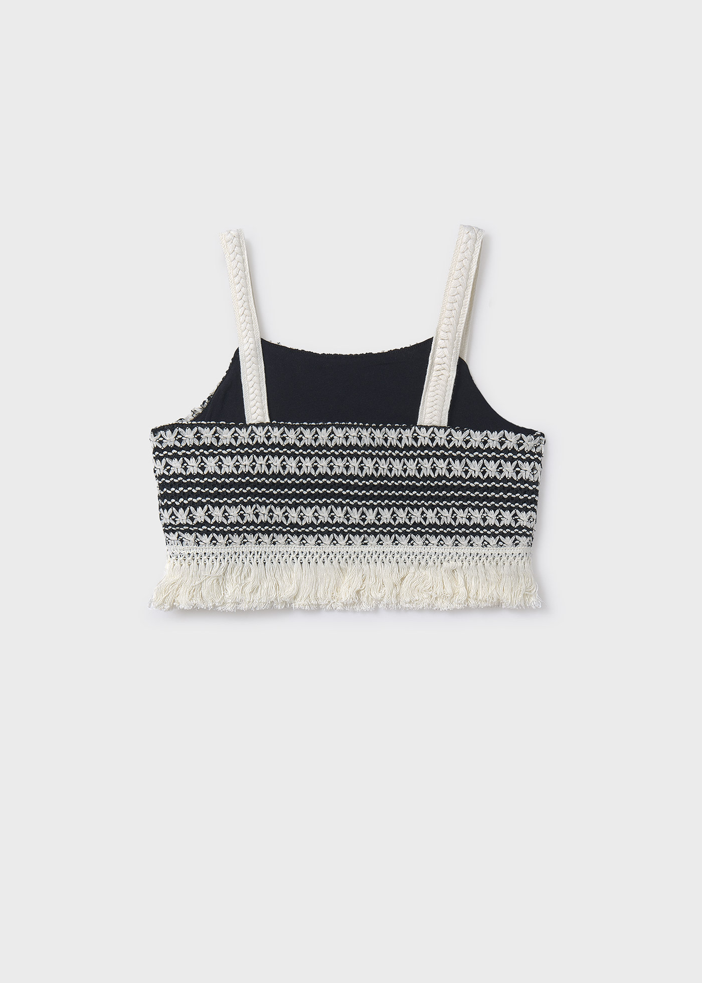 Top crochet fille