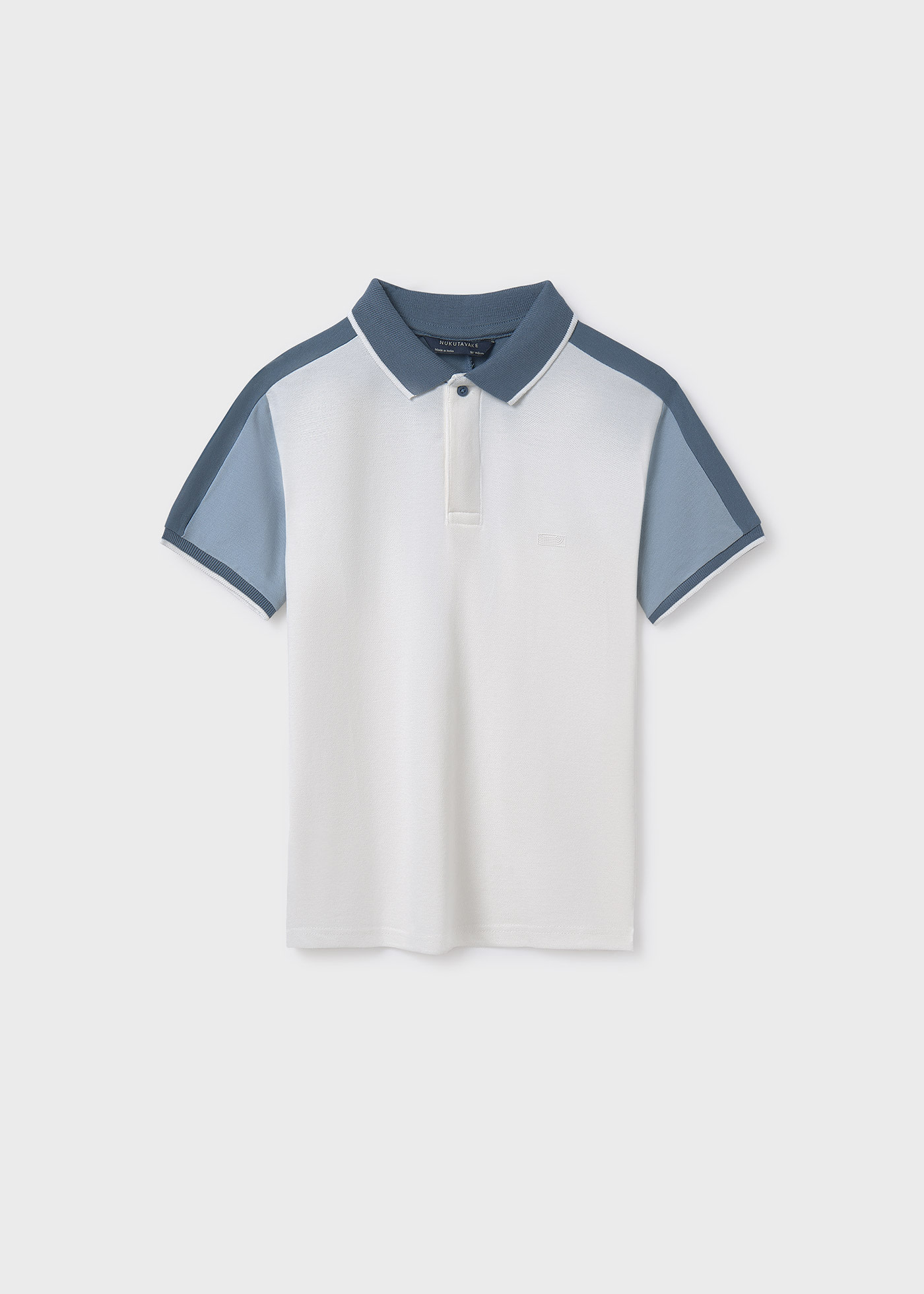 Polo contrasti colore ragazzo
