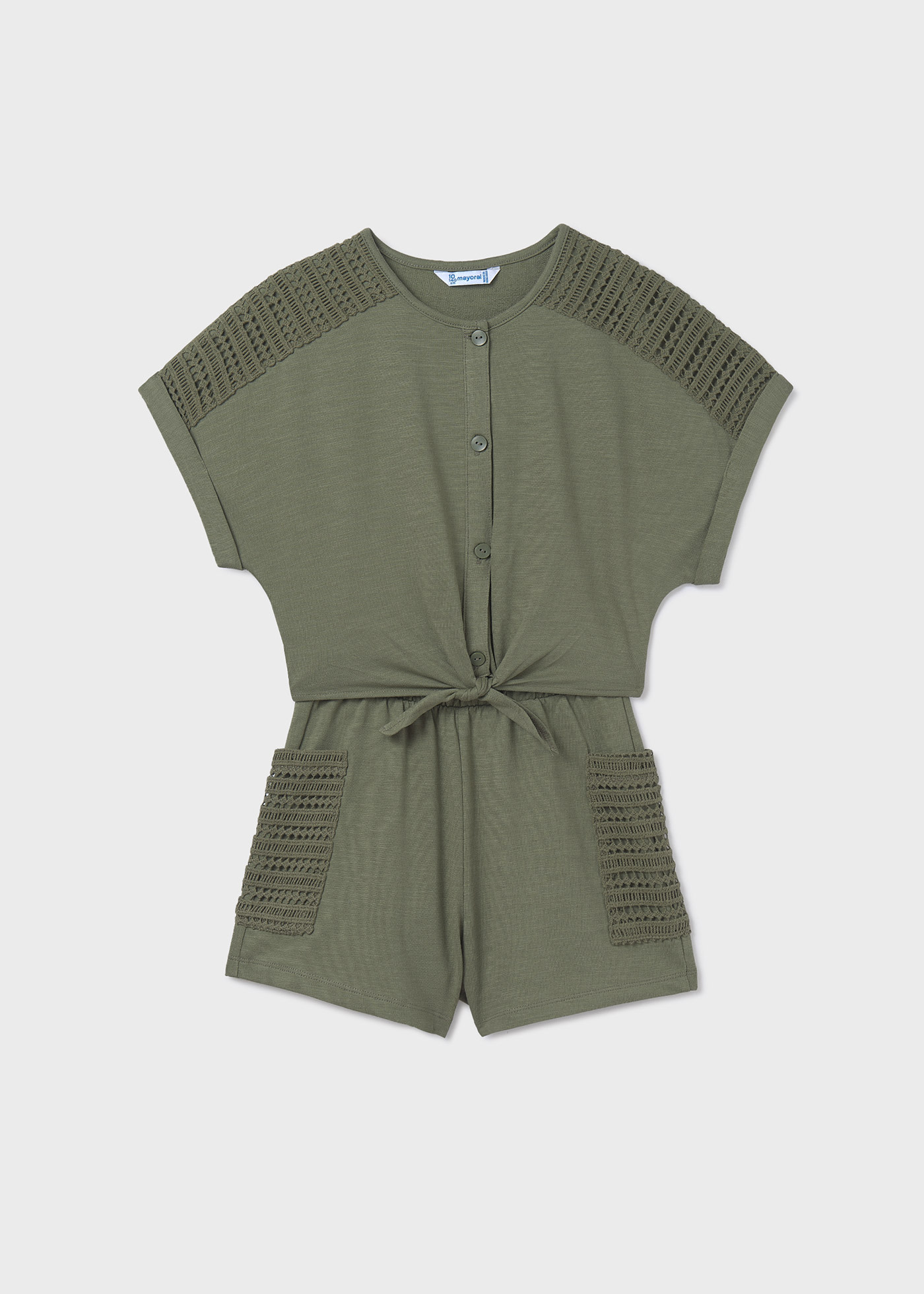 Set Shorts und T-Shirt Knoten Teenager Mädchen