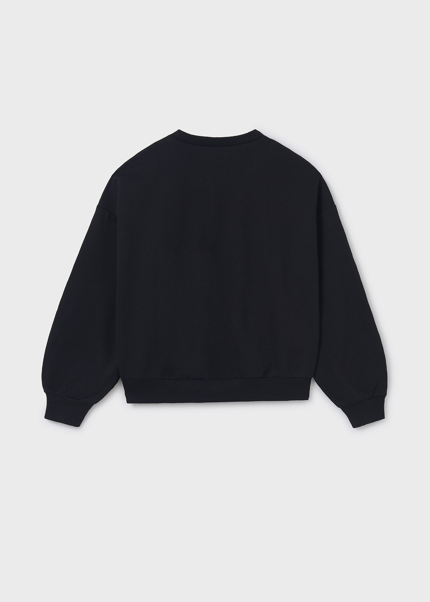 Sweat texto metalizada rapariga