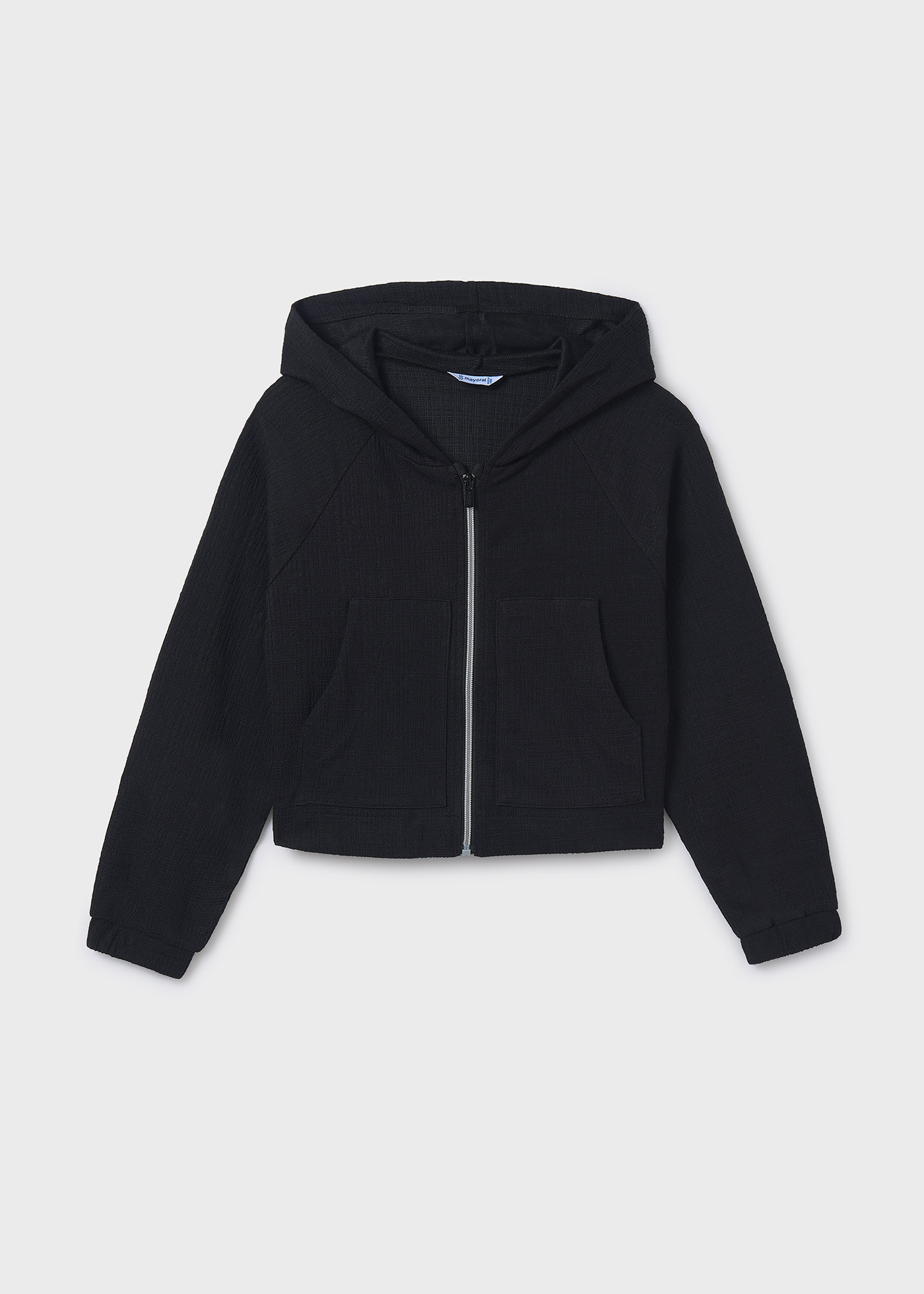 Girl structured zip hoodie