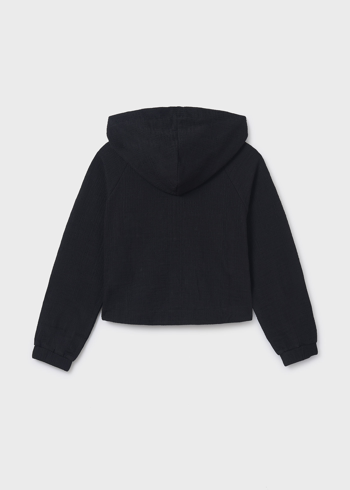 Girl structured zip hoodie