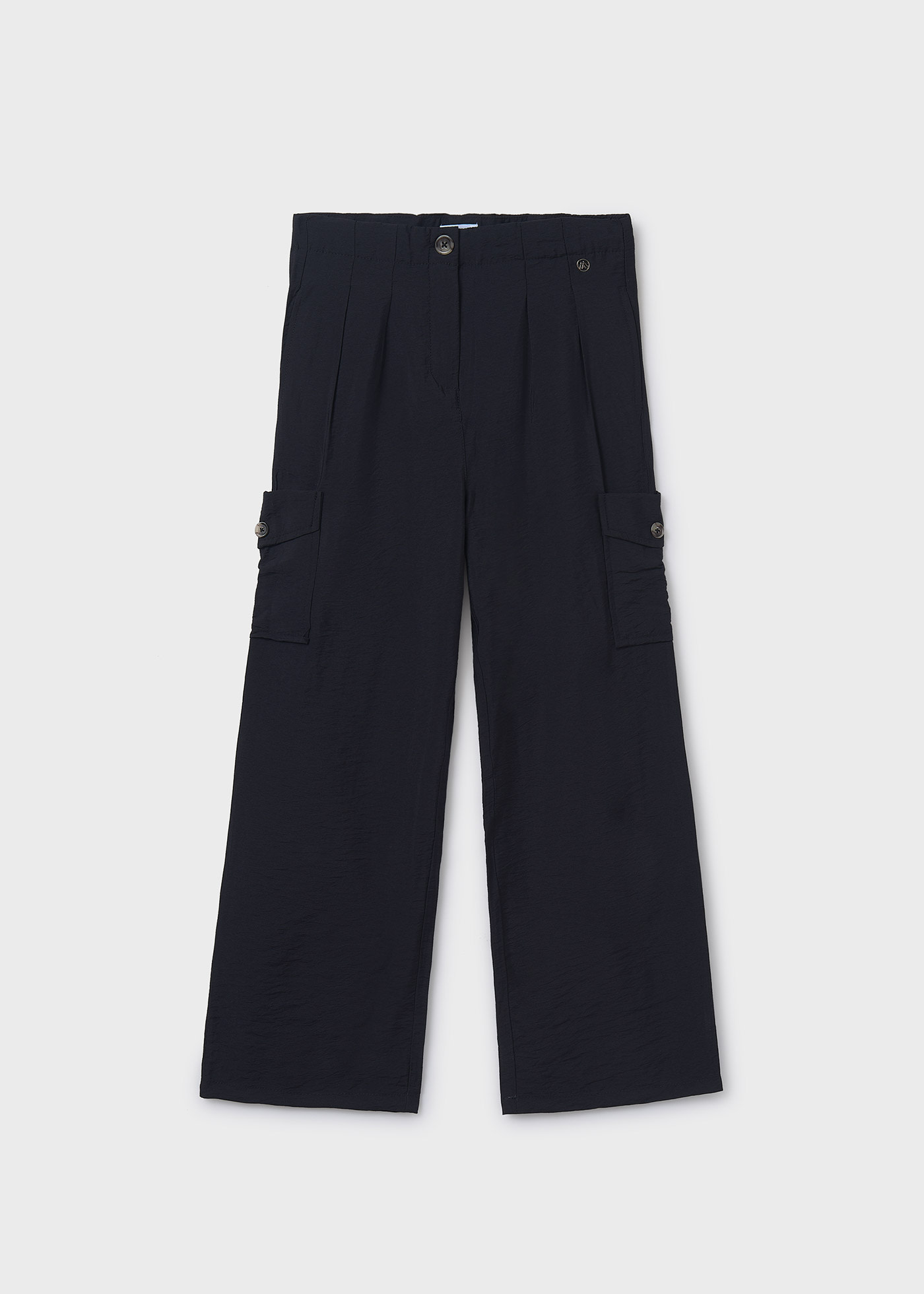 Girl flowy cargo trousers