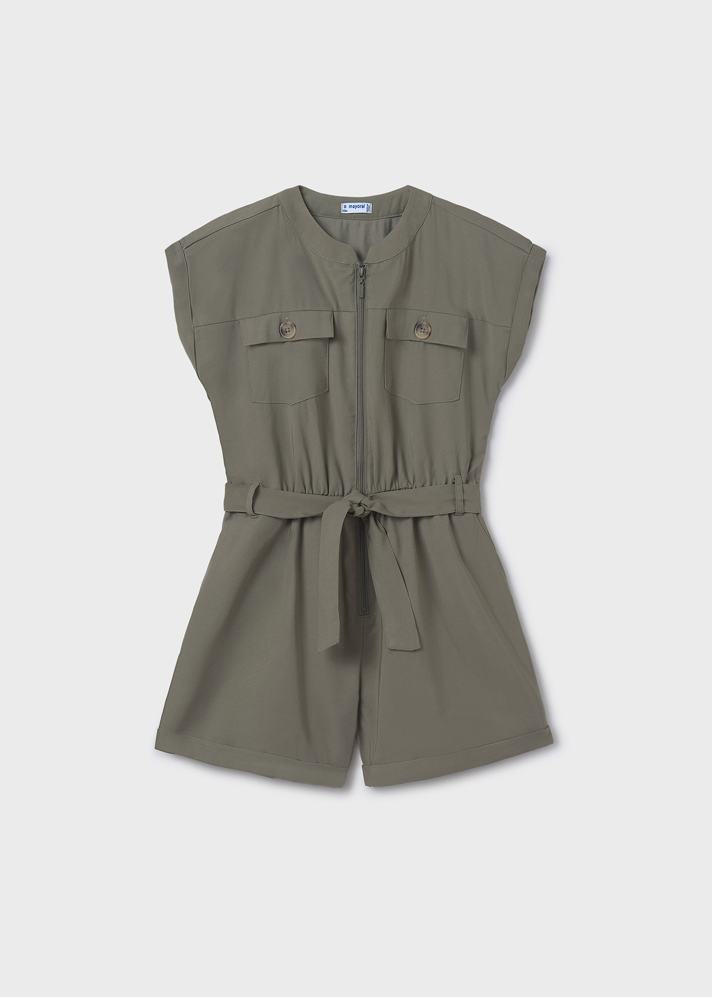 Girl playsuit with pockets