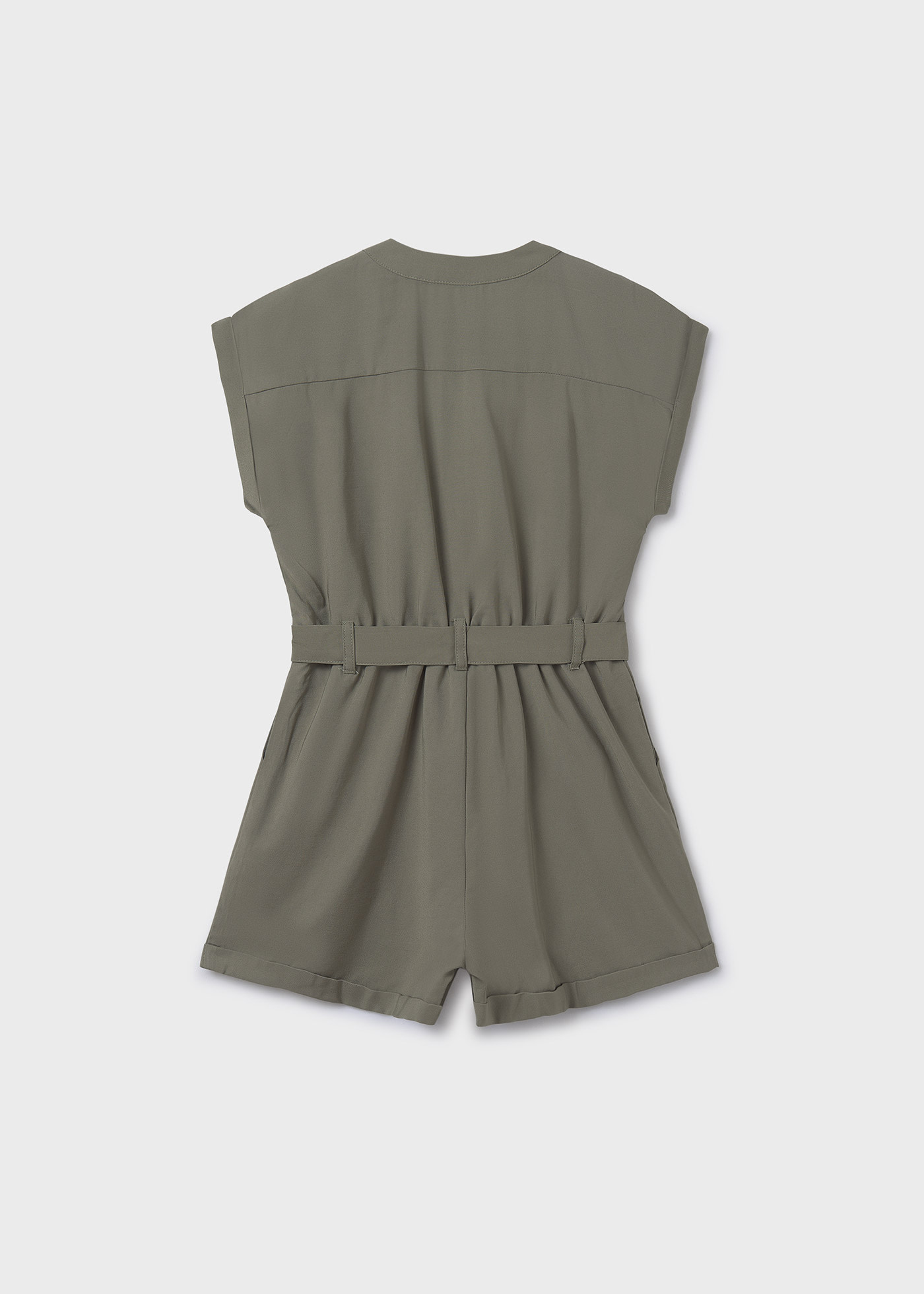 Girl playsuit with pockets