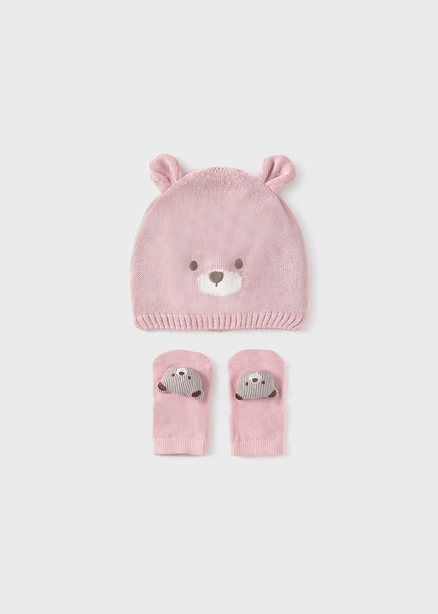 Newborn Animal Hat and Socks Set