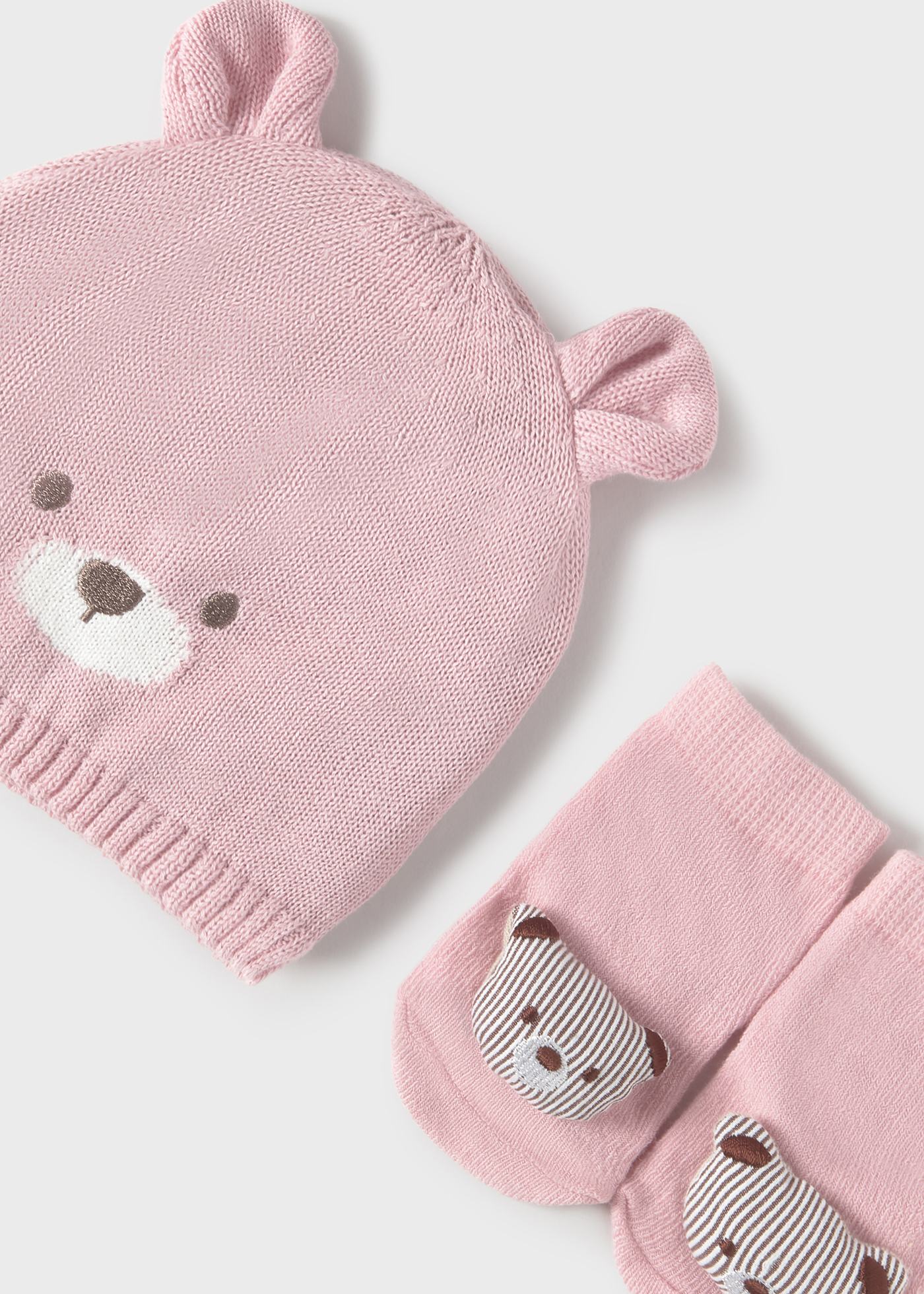 Newborn Animal Hat and Socks Set