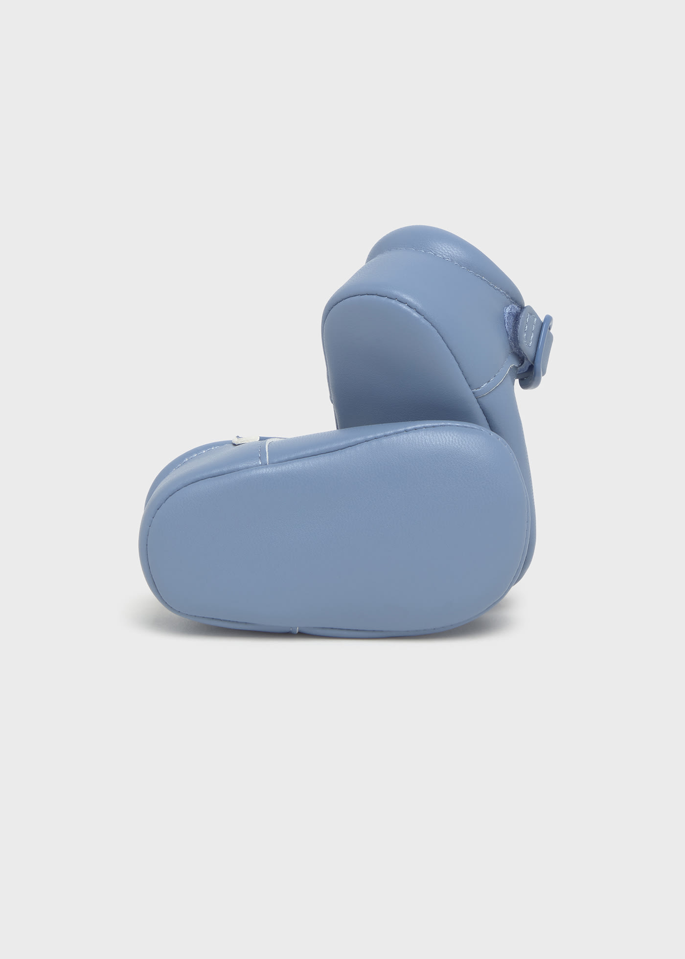 Newborn boy openwork t-bar shoes