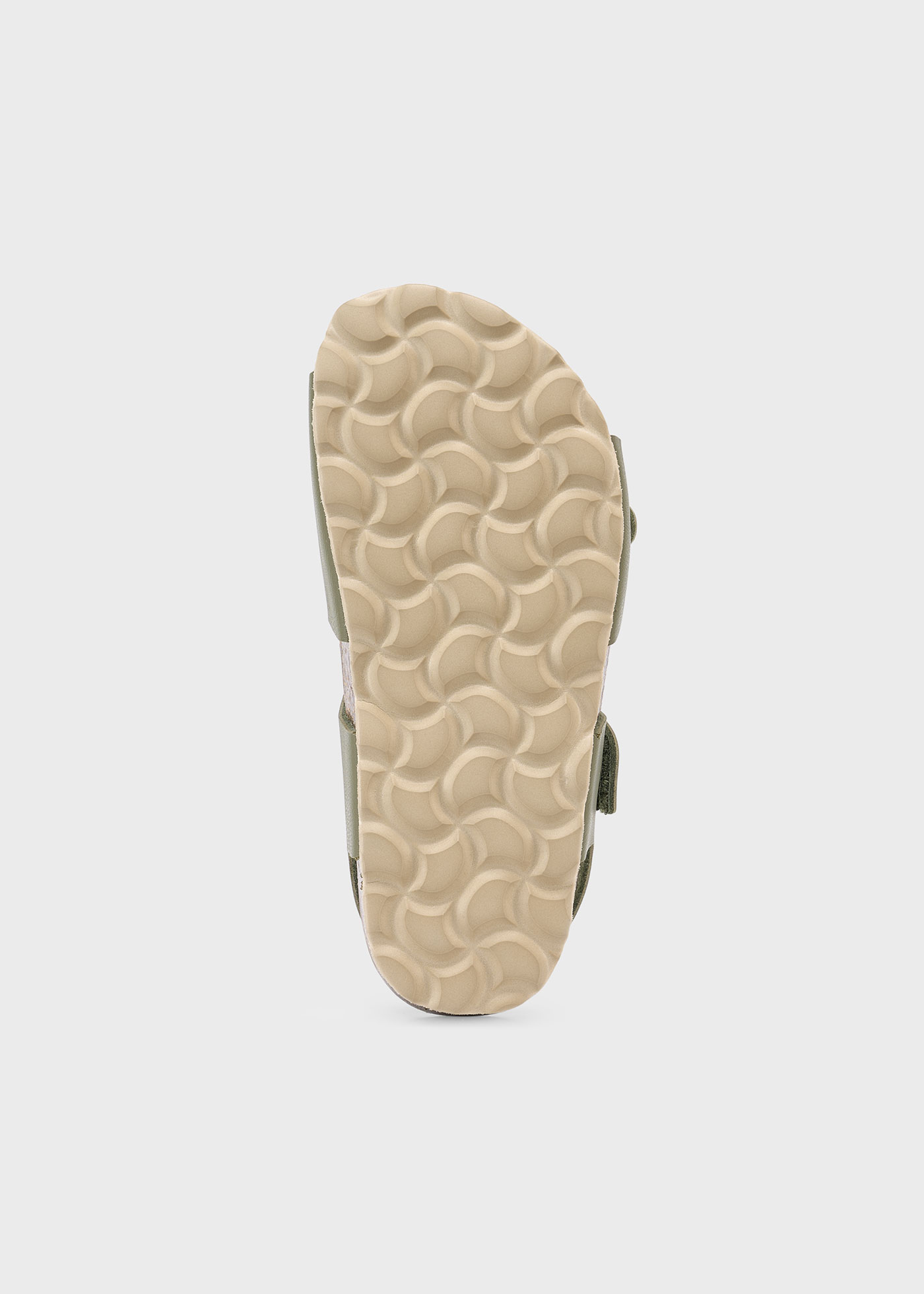 Unisex leather buckle sandals
