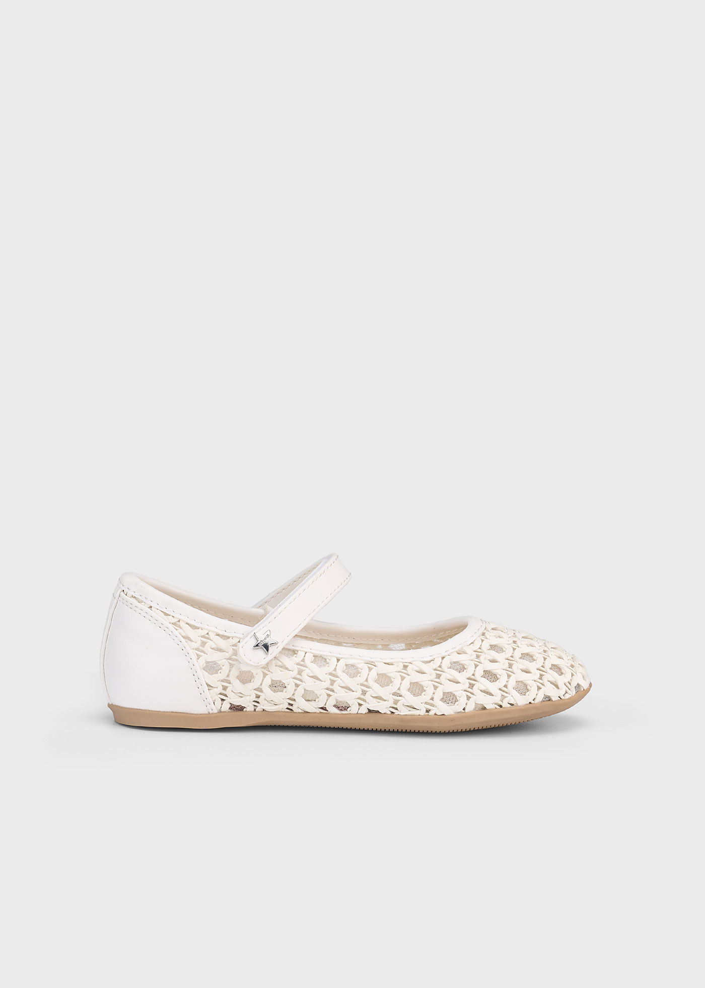 Girl openwork Mary Janes