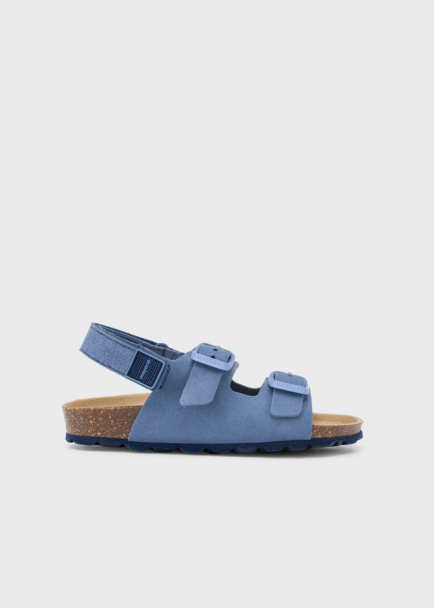 Girl leather buckle sandals