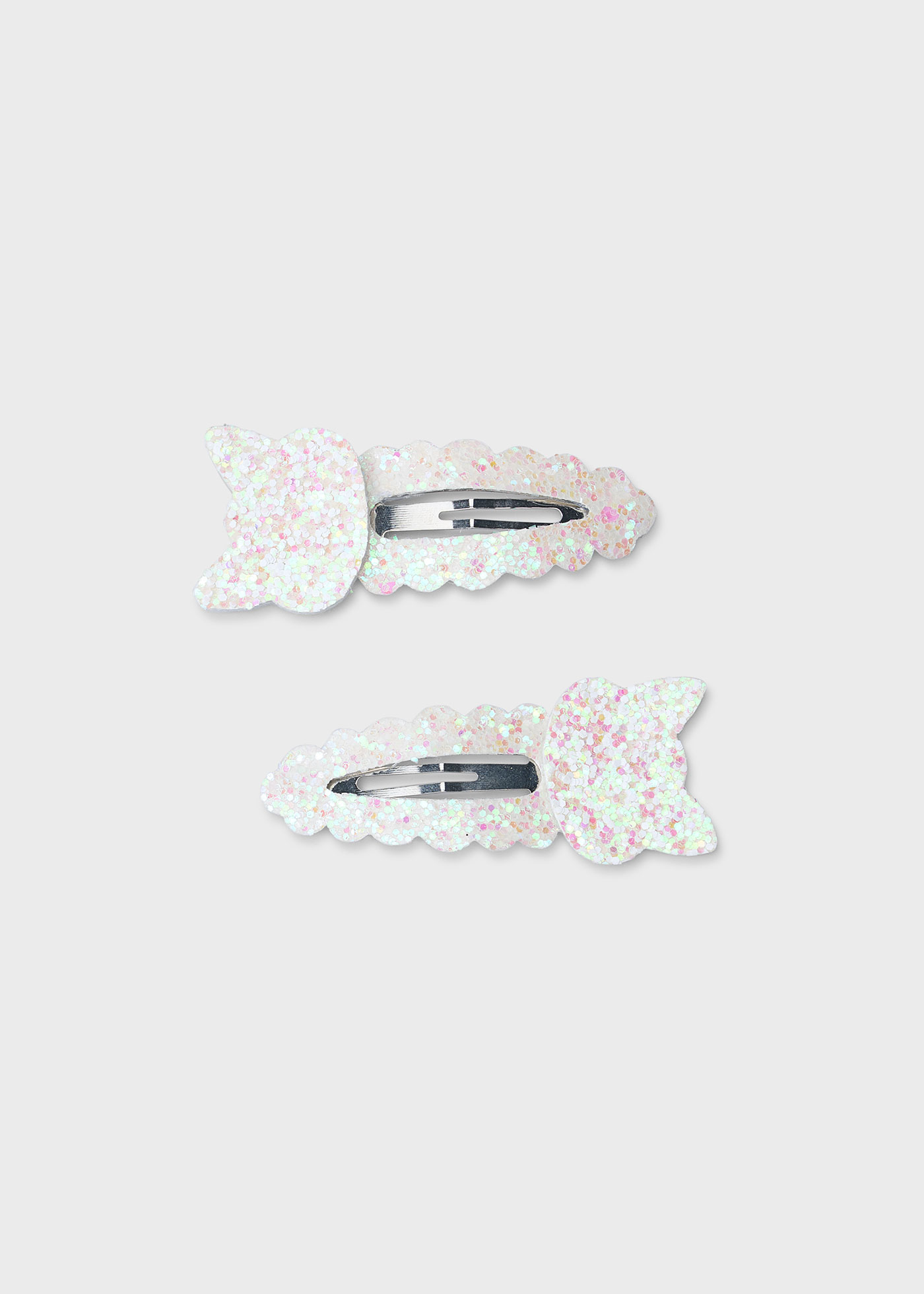 Girl set of 2 kitten clips