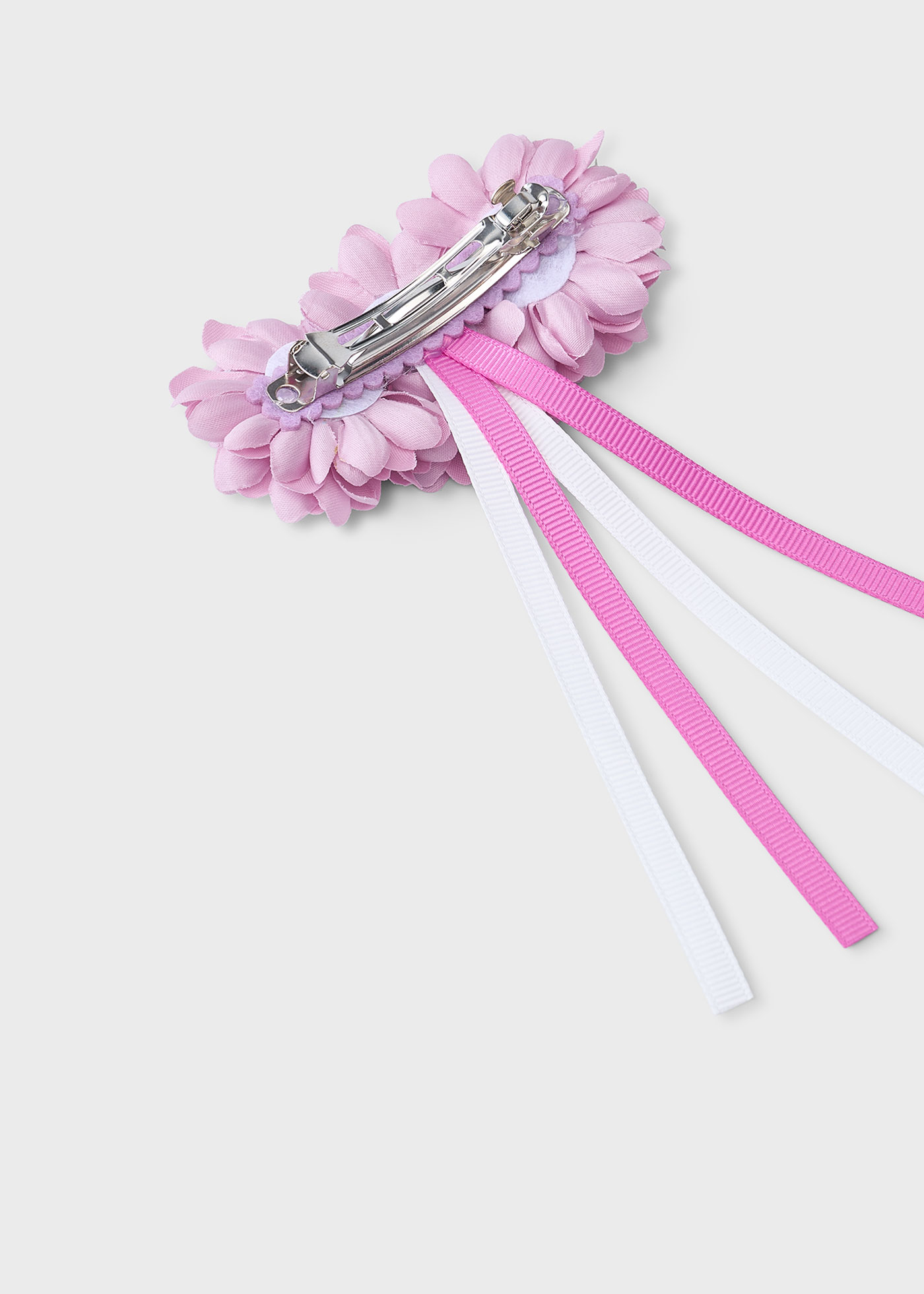 Pinza pasador flor tela niña