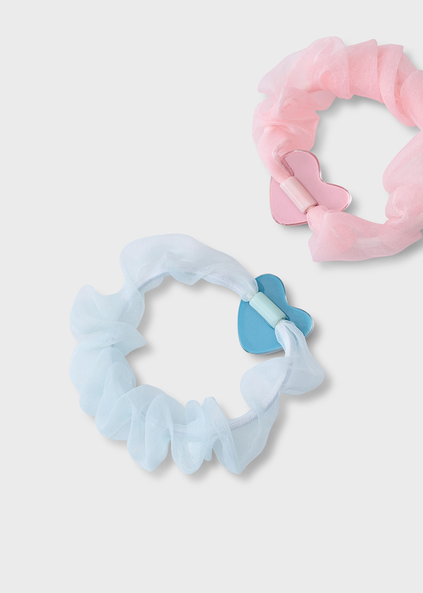 Set 2 elastice par inimioara fetita
