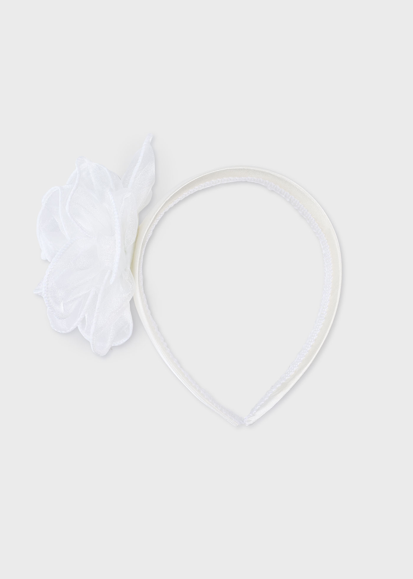 Girl organza rose headband