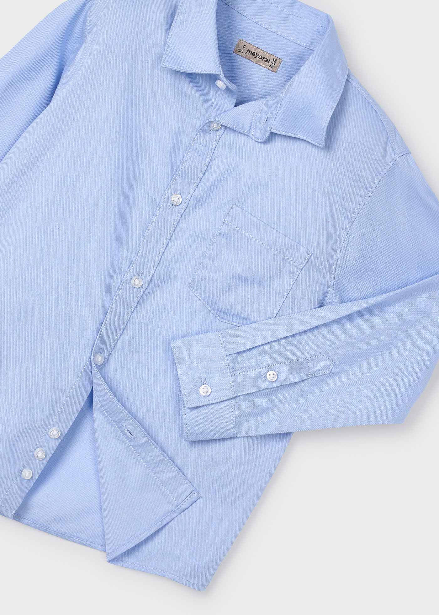 Camicia manica lunga basica bambino
