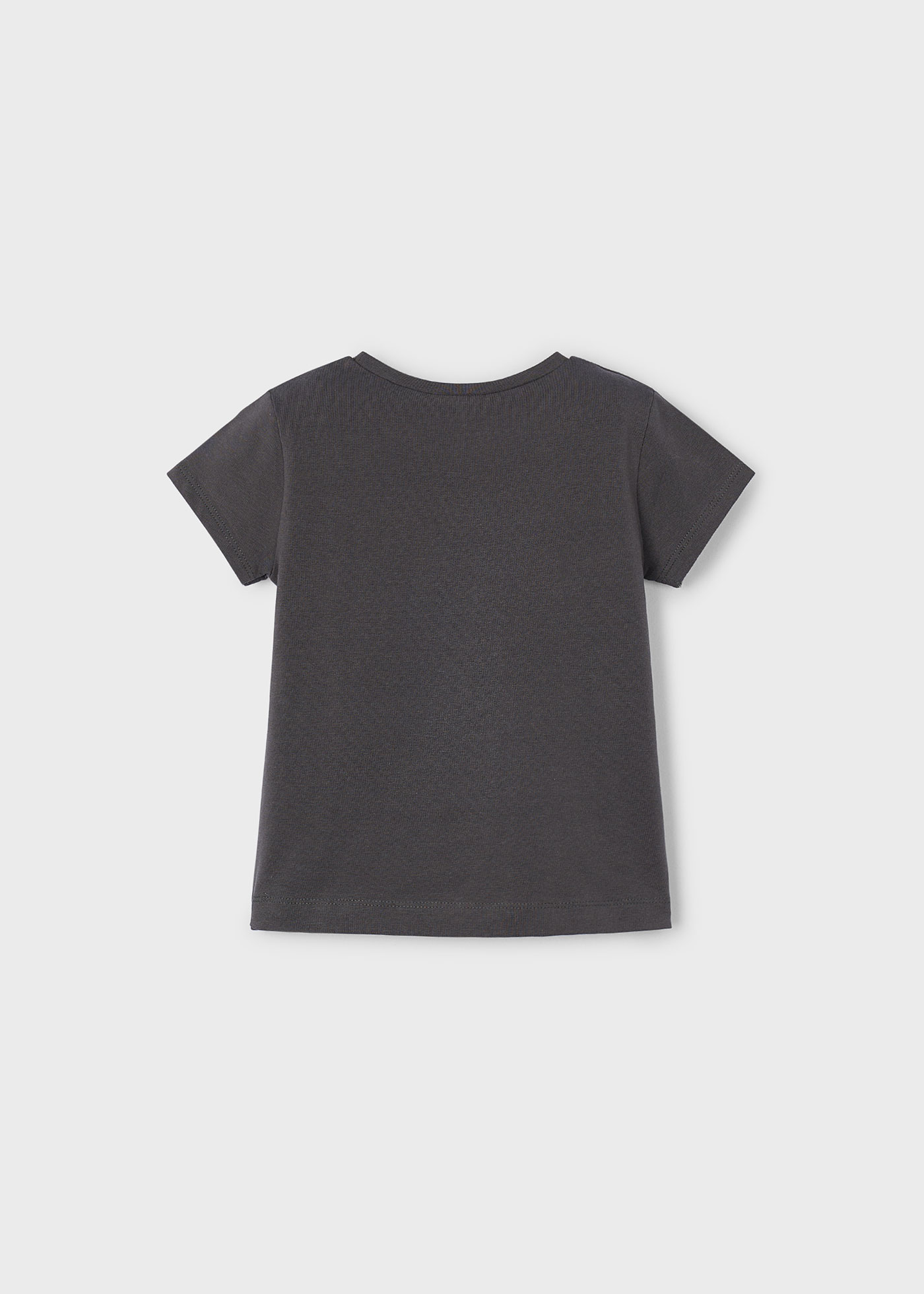Tricou basic cu flori fata