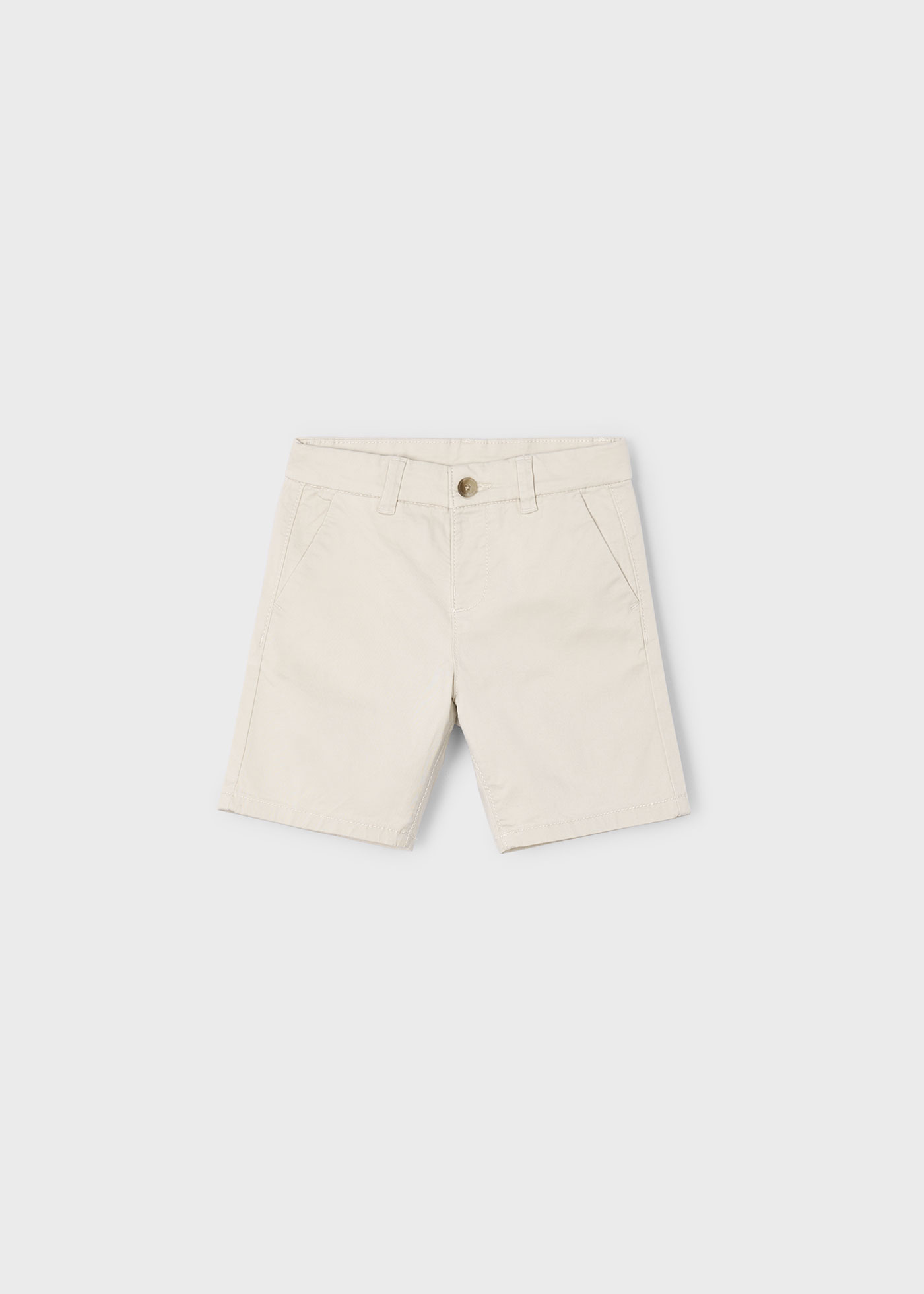Bermudy chino z serży basic dla chłopca