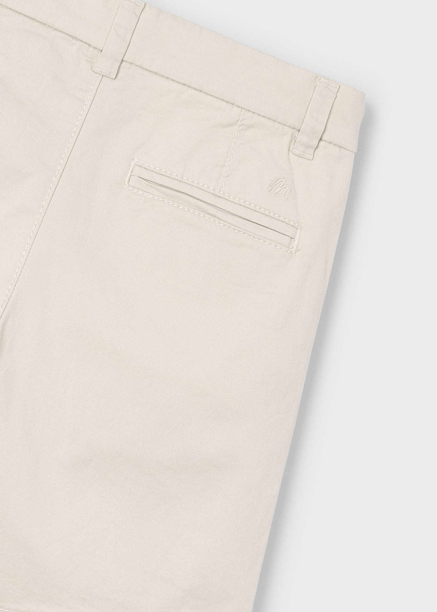 Bermudy chino z serży basic dla chłopca