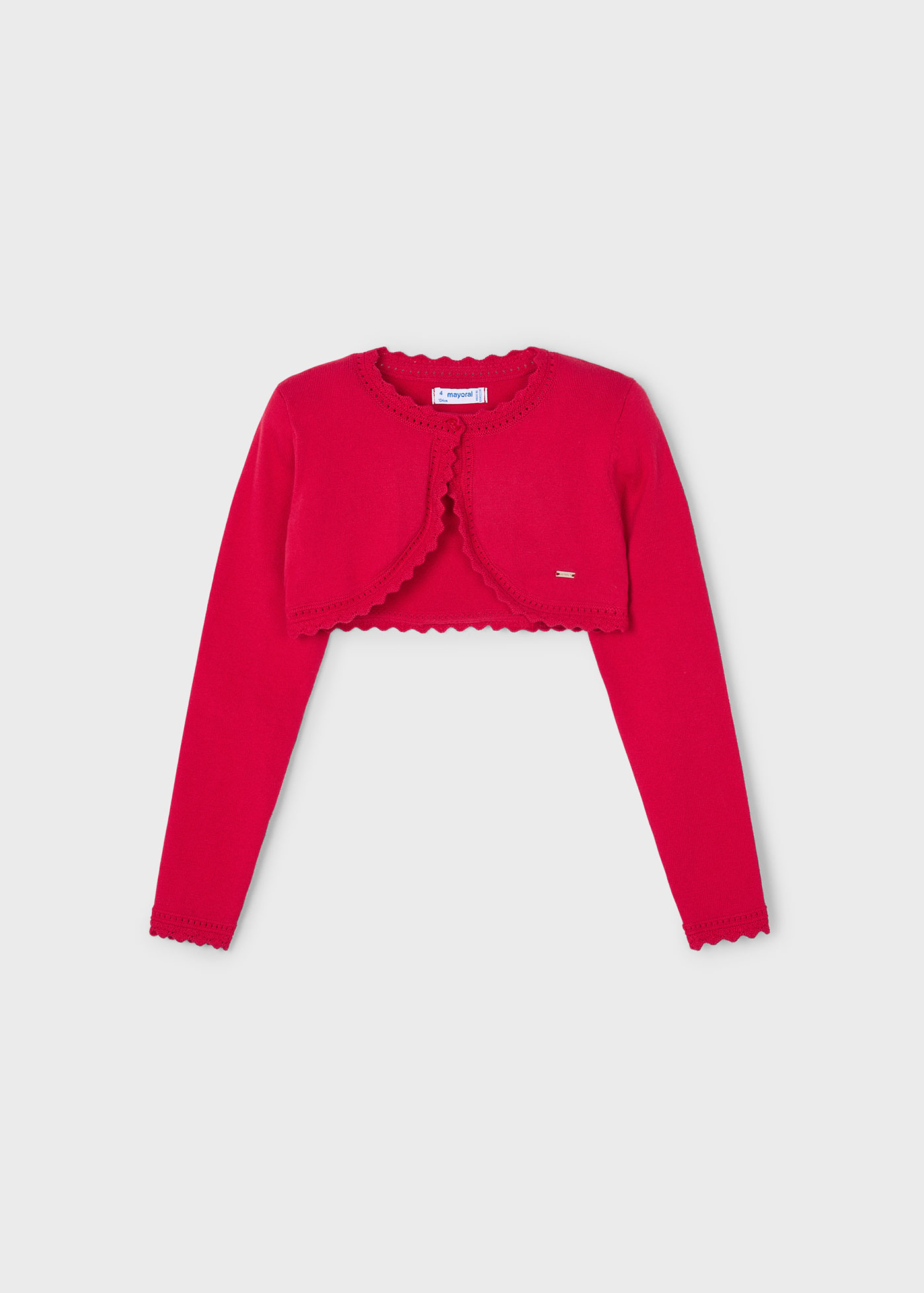 Cardigan basic tricot fetita