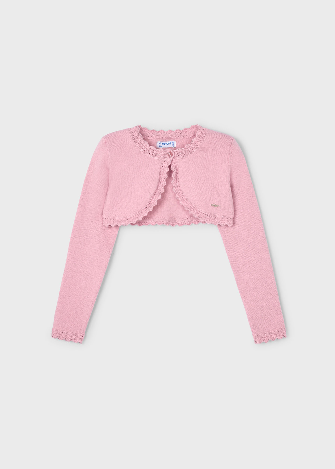 Torera bolero básica tricot niña