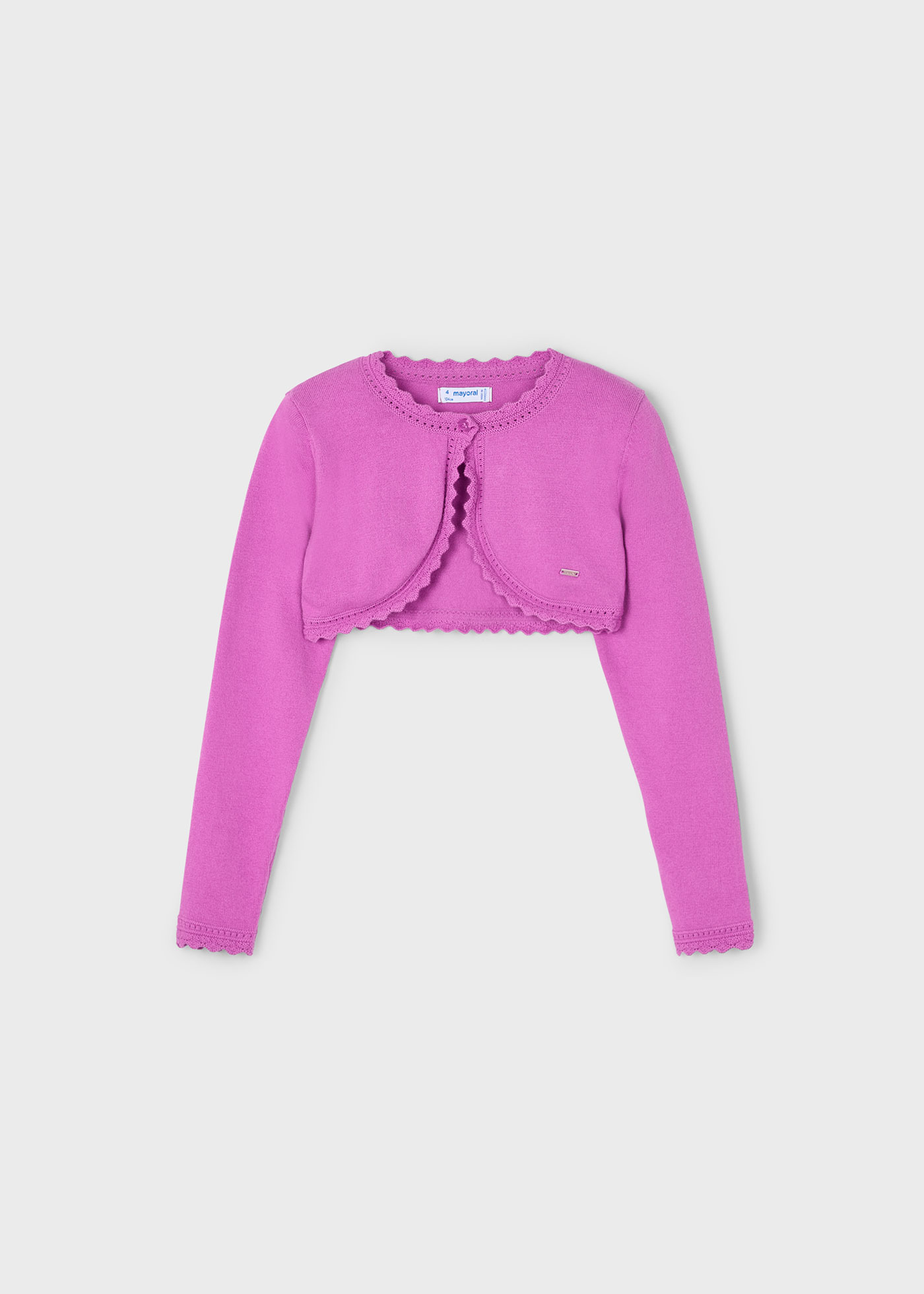 Cardigan basic tricot fetita