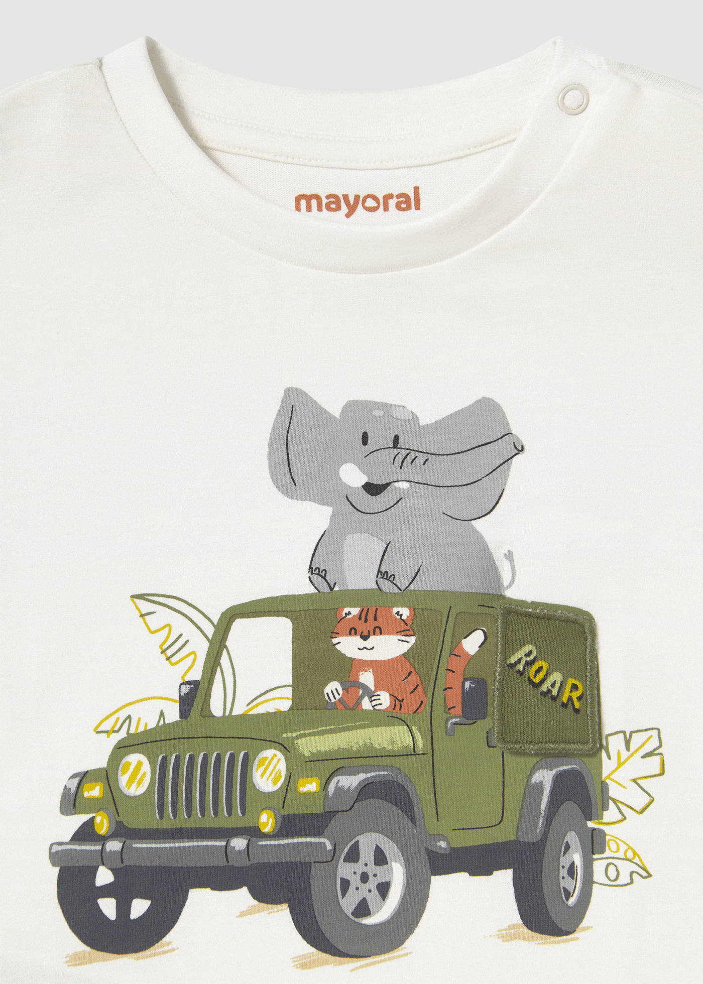 T-shirt safari bebé