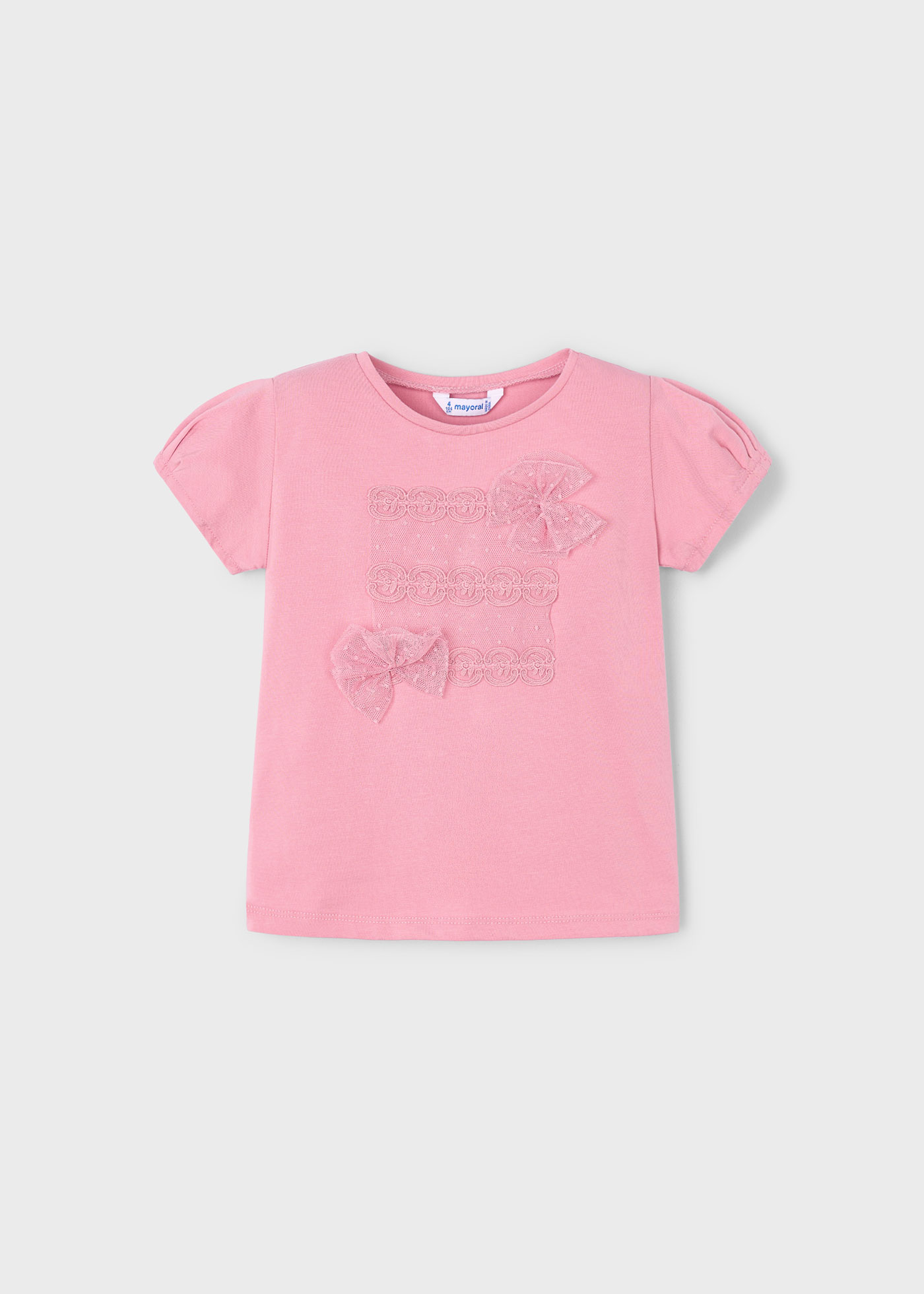 Camiseta lazos plumeti niña