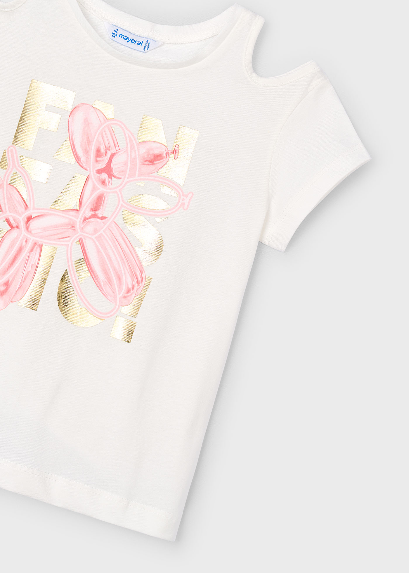 Tricou cu deschidere balon fetita