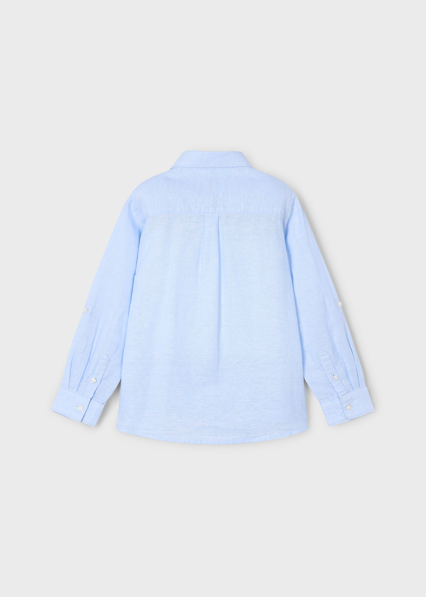 Boy Long Sleeve Linen Shirt