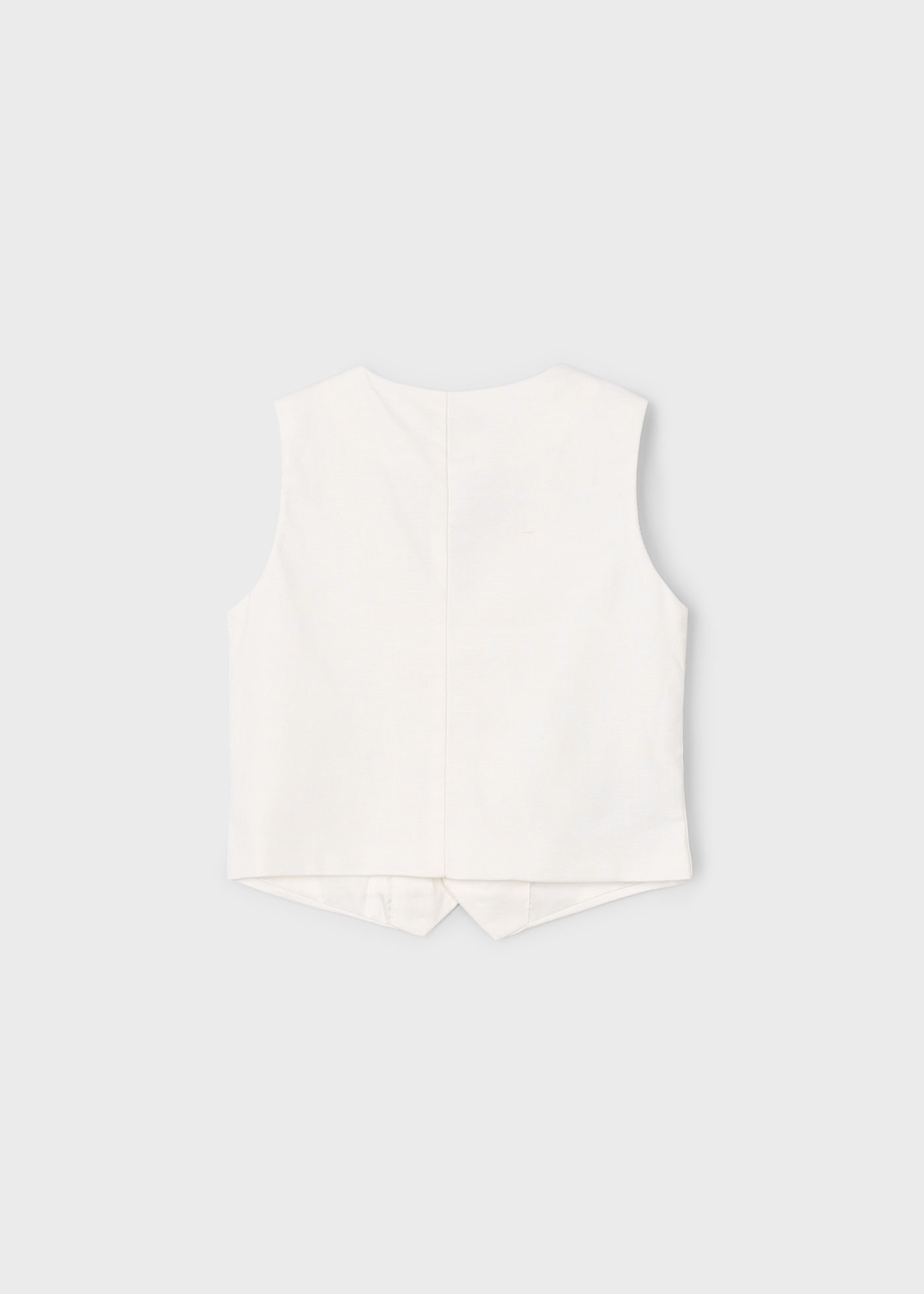 Boy Linen Suit Vest