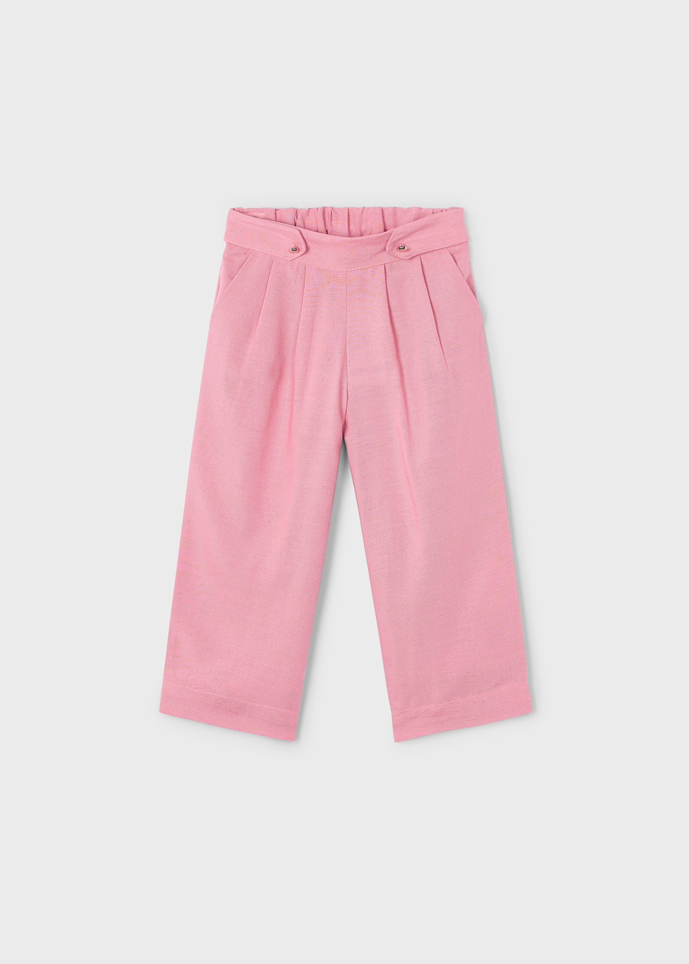 Girl Wide Leg Linen Pants