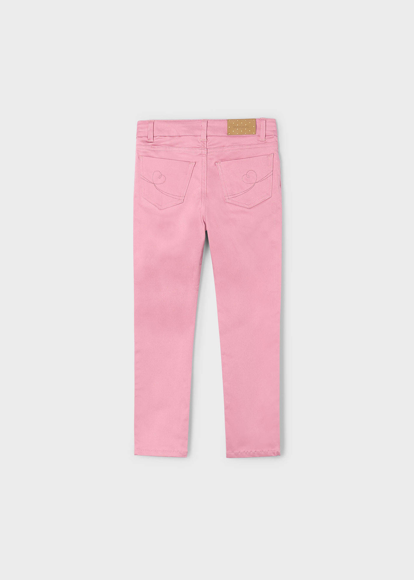 Pantalone  a sigaretta satinato bambina