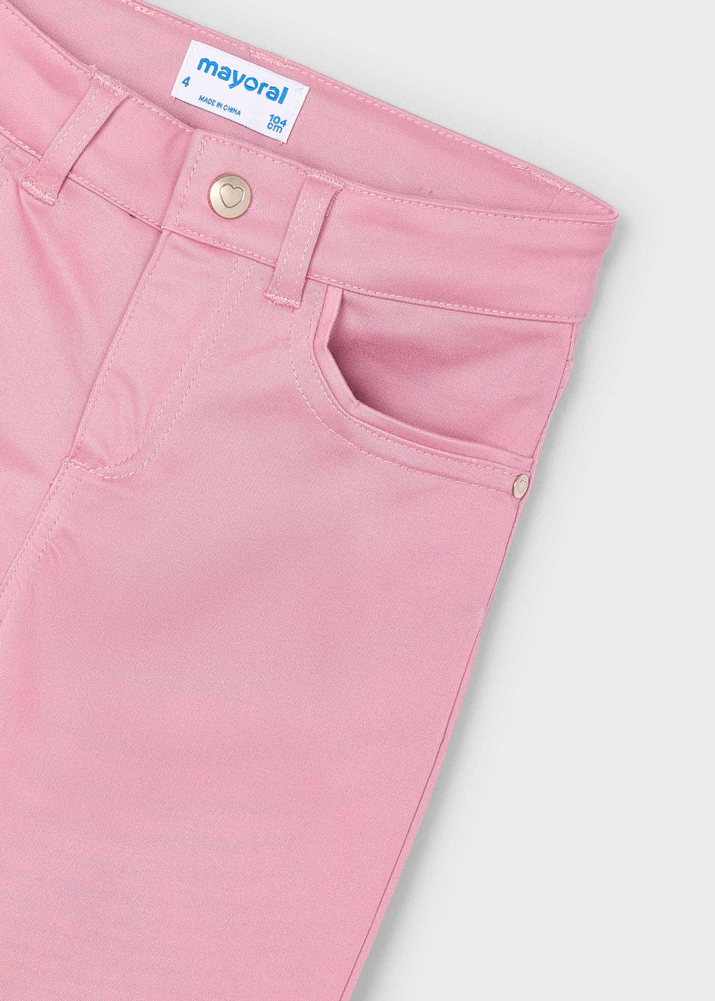Pantaloni conici satin fetita