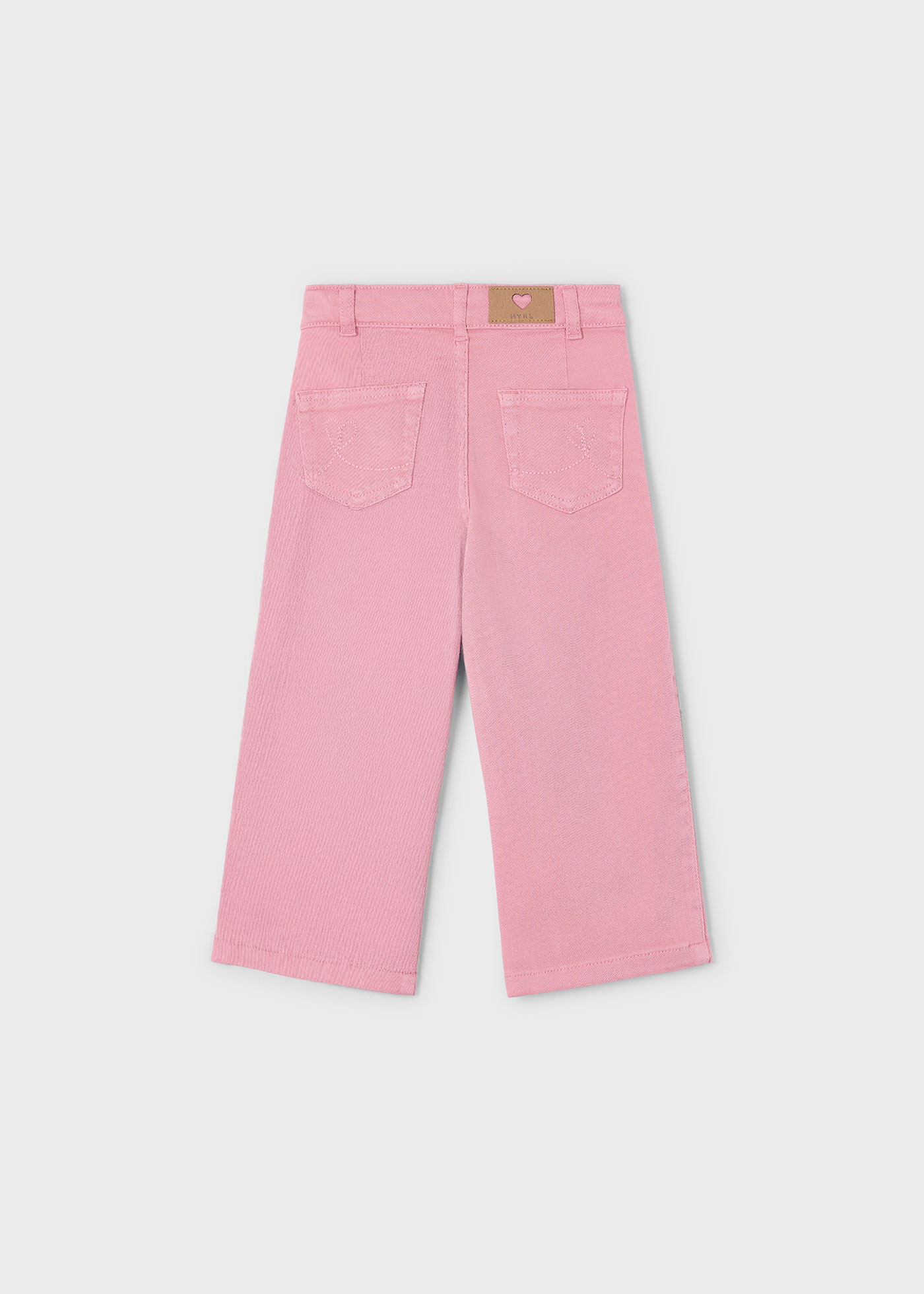 Girl wide fit twill trousers