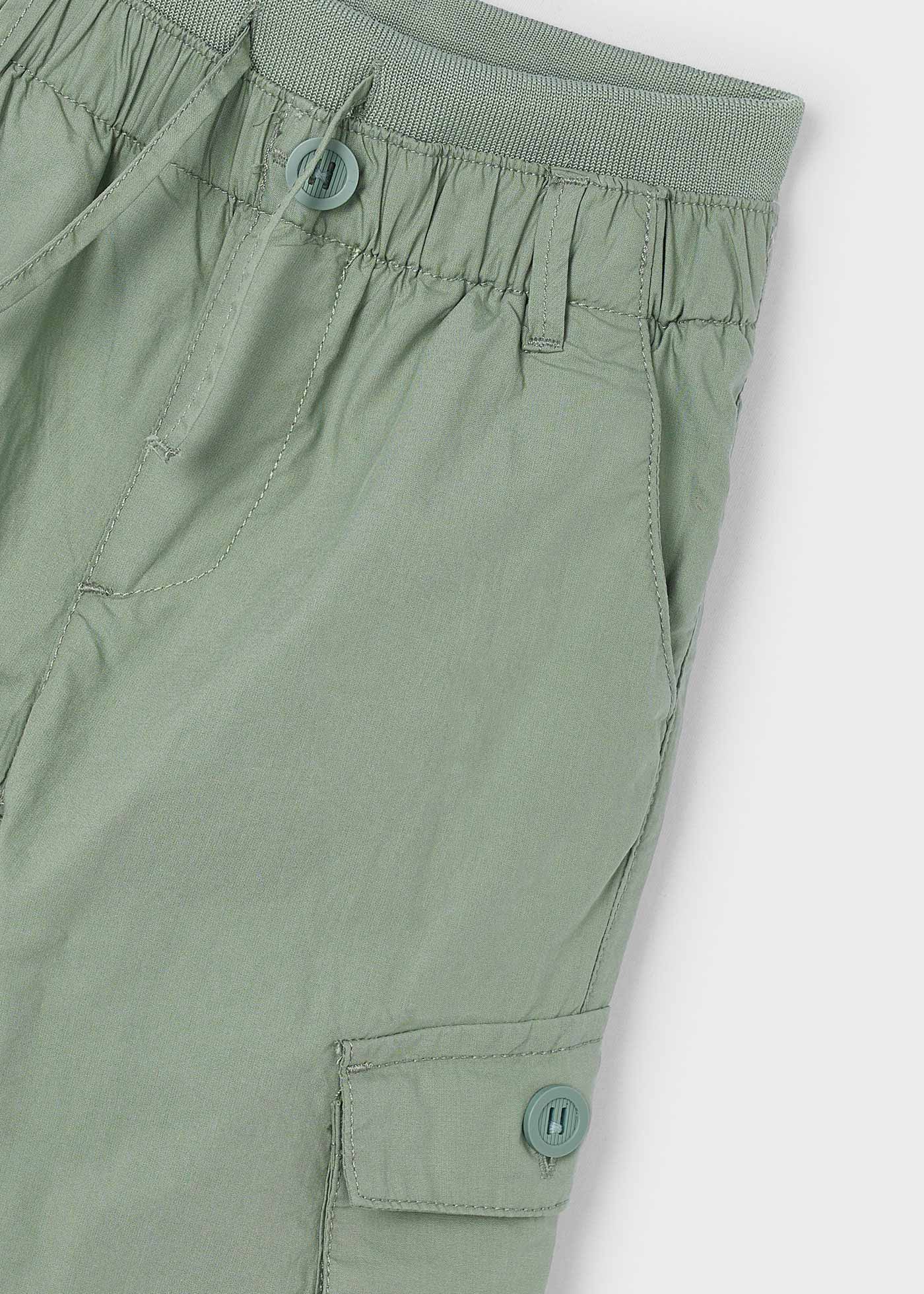 Boy trousers with drawstring