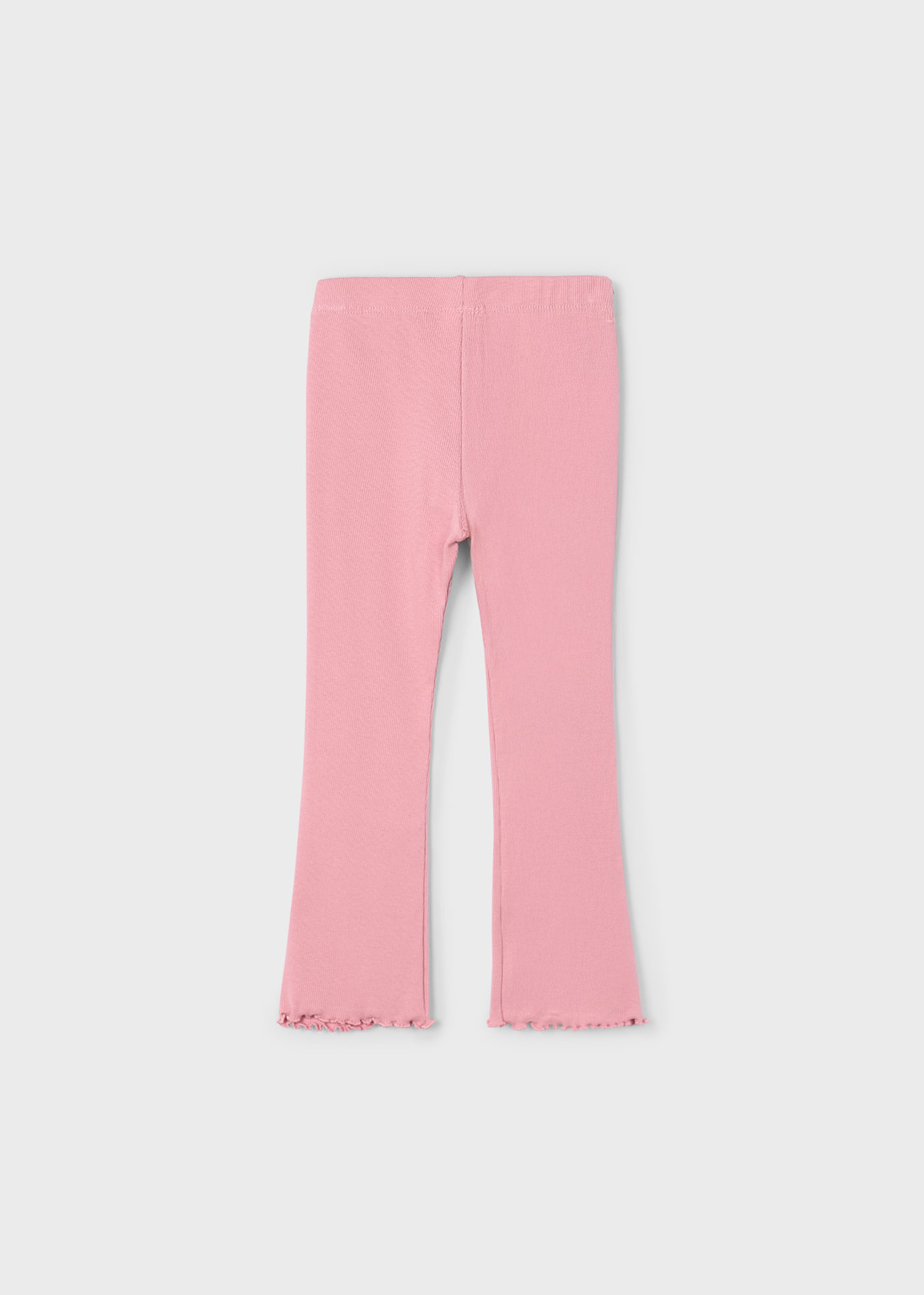 Leggings a campana costine bambina