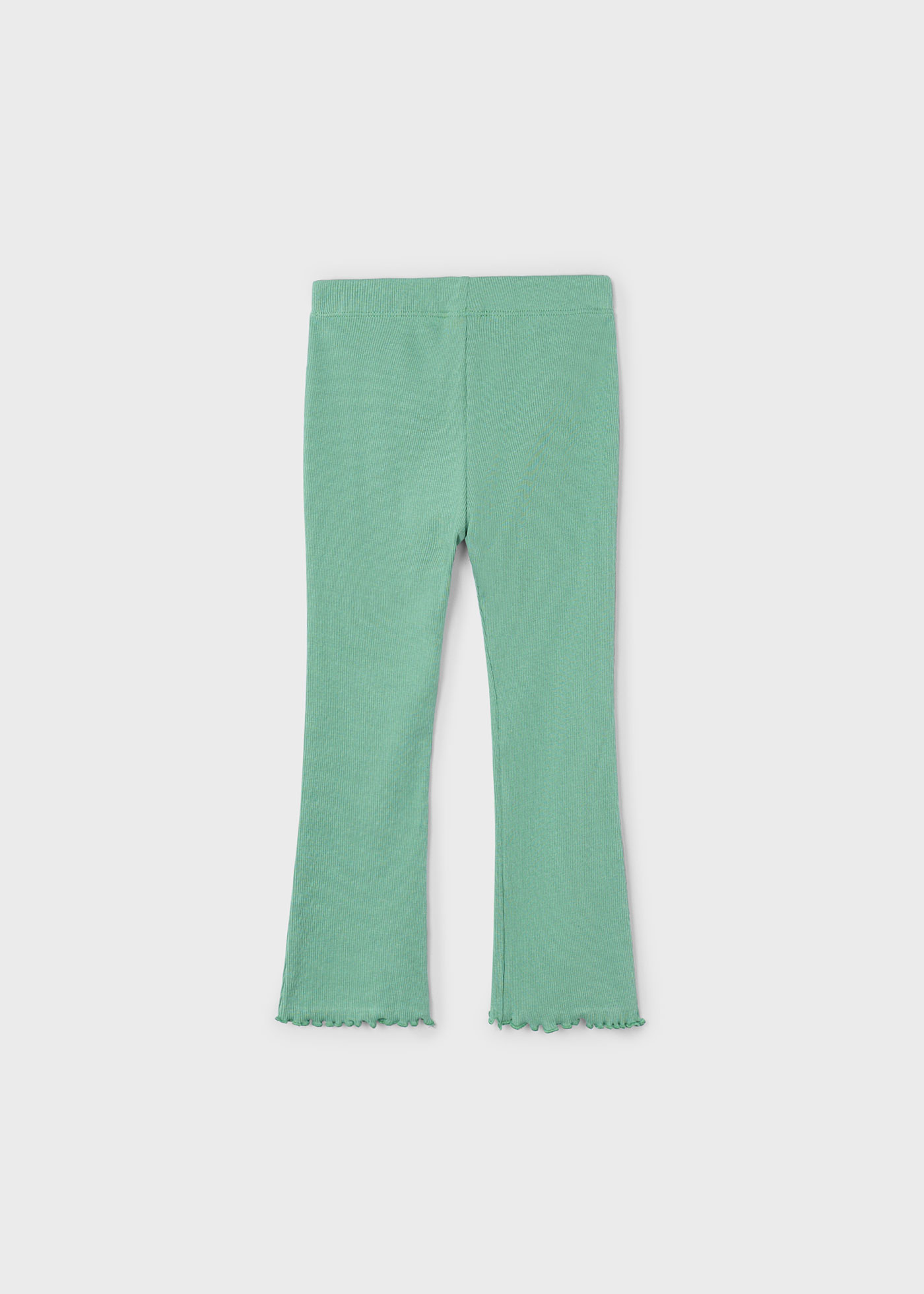 Leggings a campana costine bambina