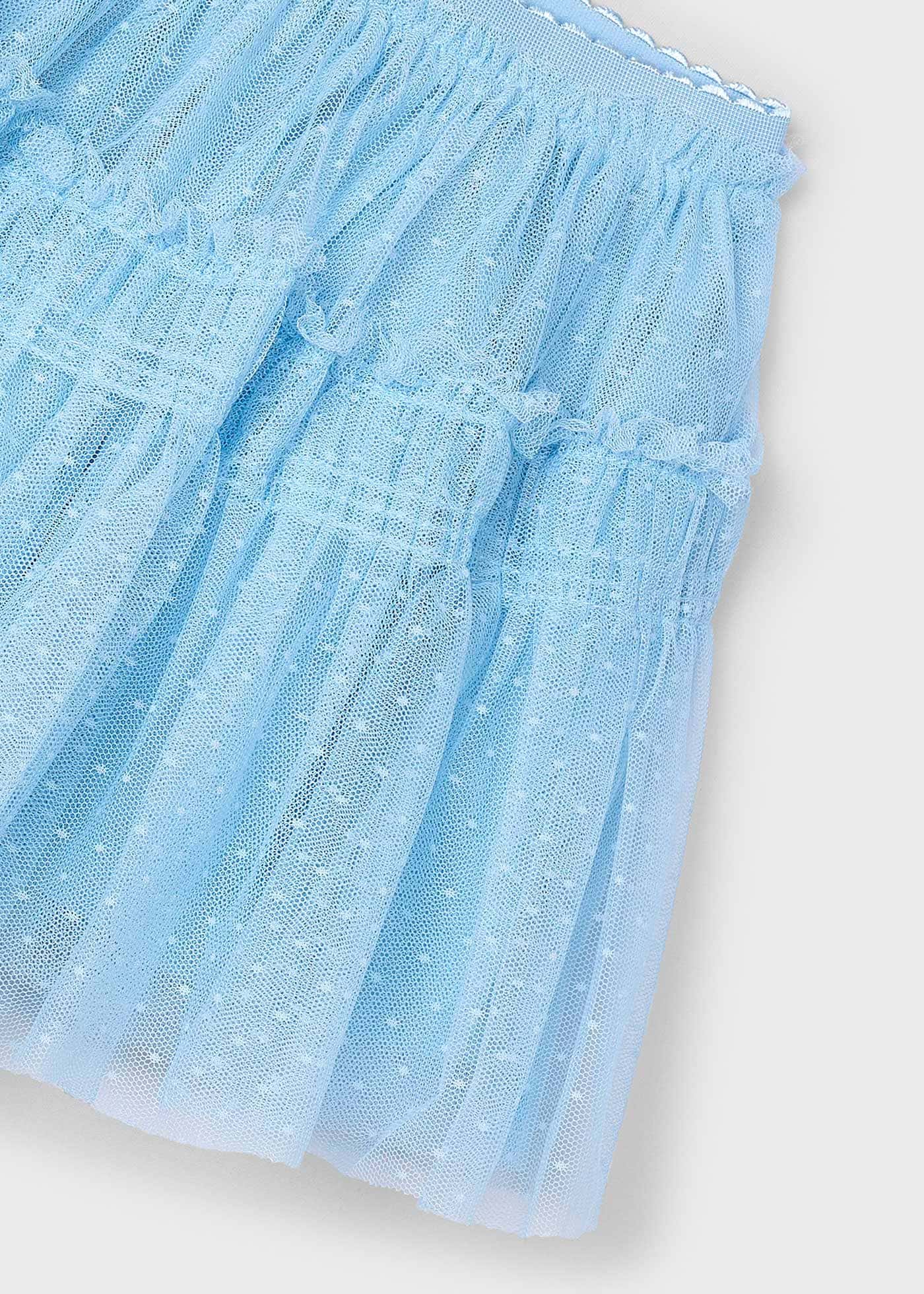 Jupe en tulle plumeti fille