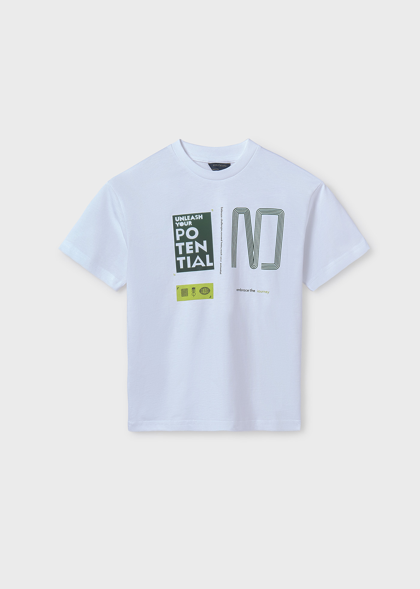 Tricou grafica cu schimbare de culoare baiat