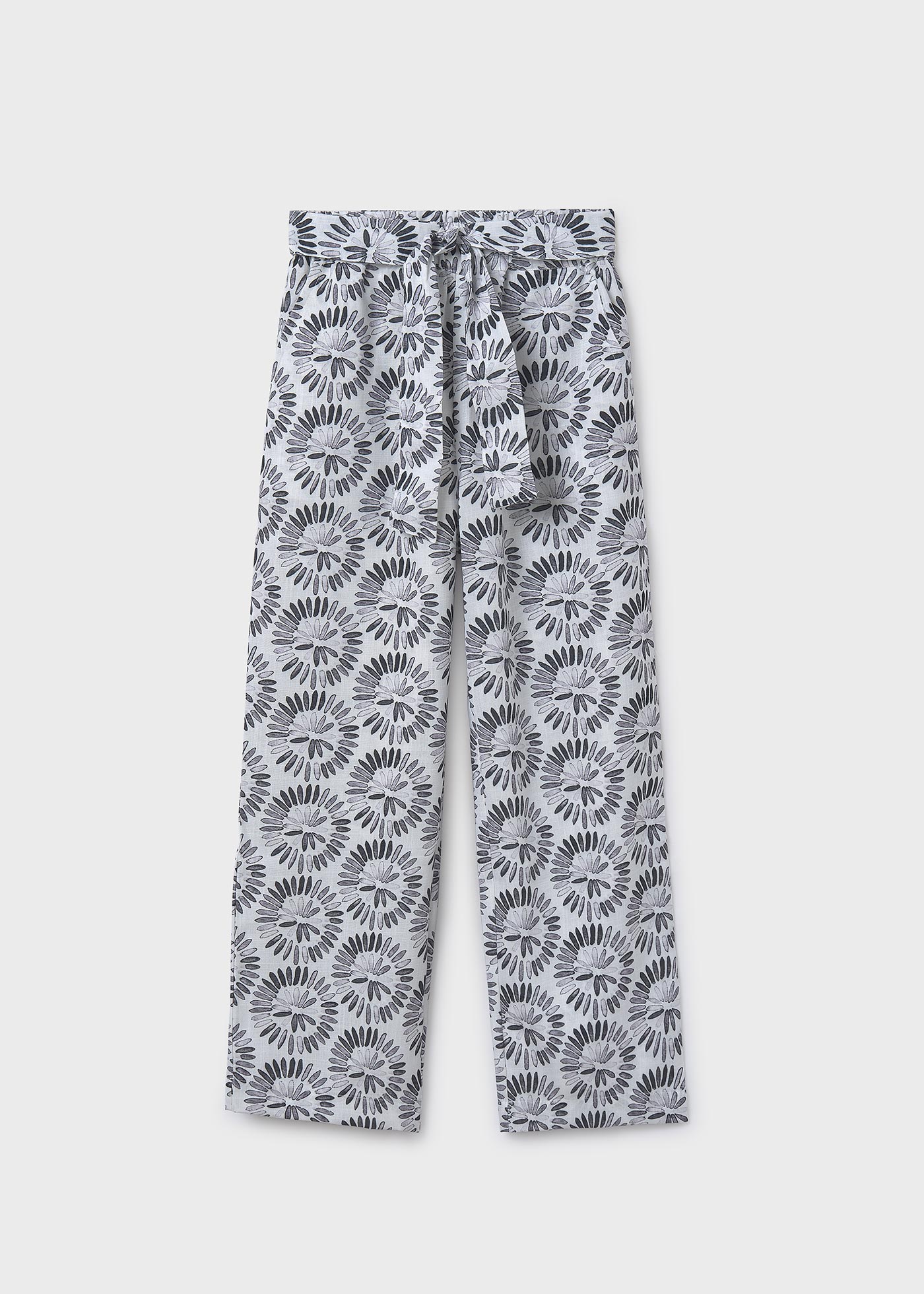 Pantaloni imprimeu fata