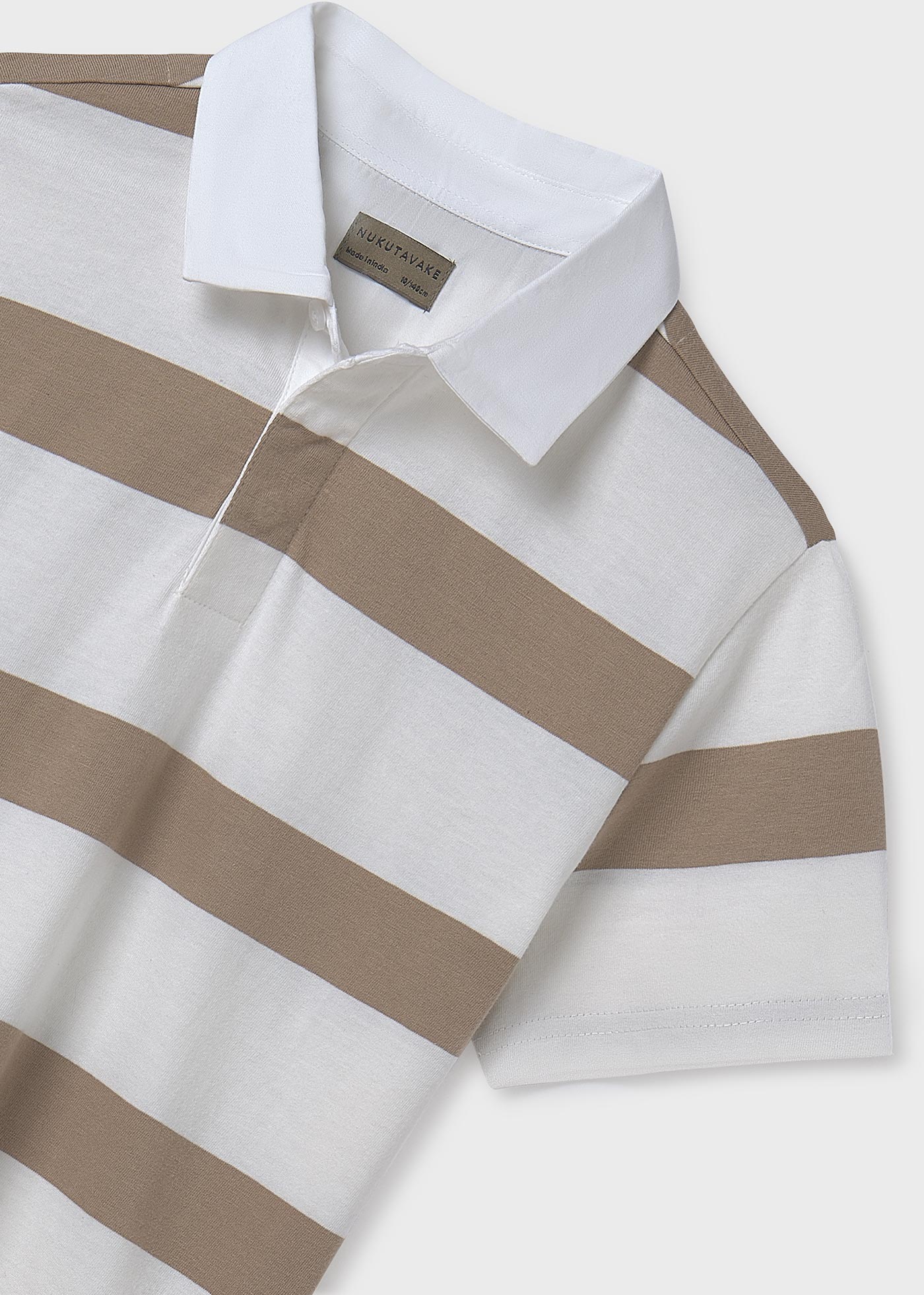 Boy striped polo shirt