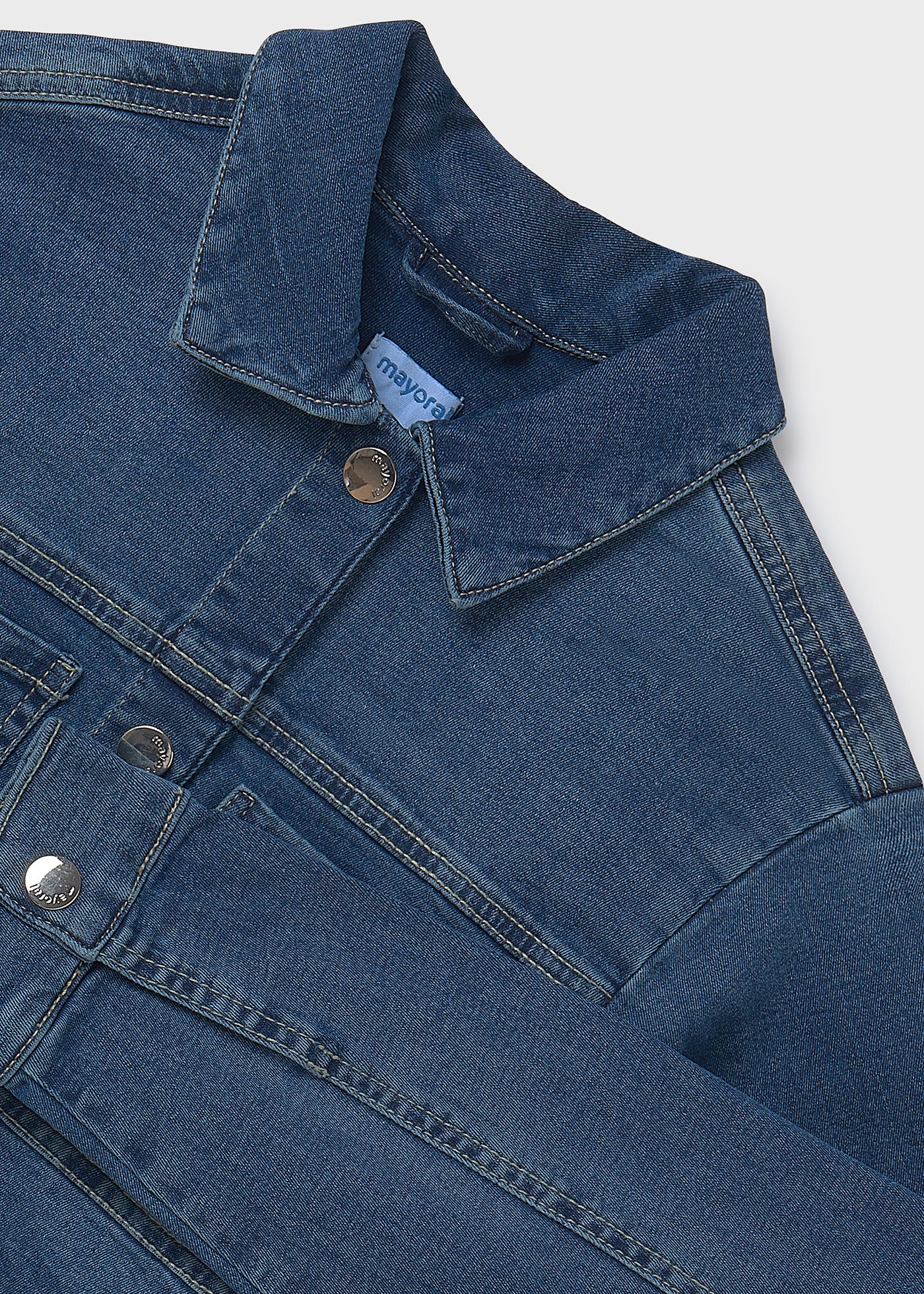 Geaca de blugi buzunare fata