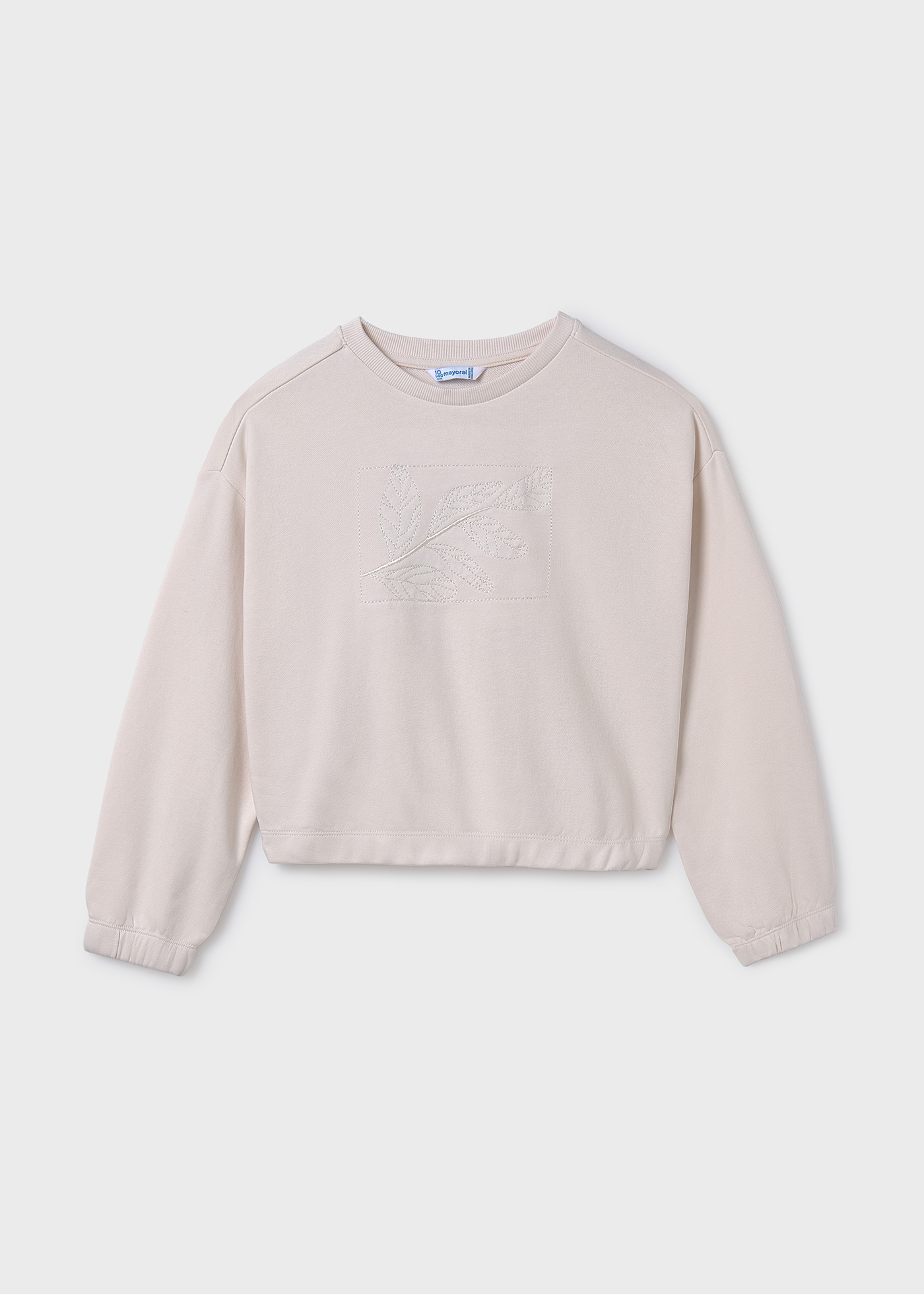 Sweat brodé fille