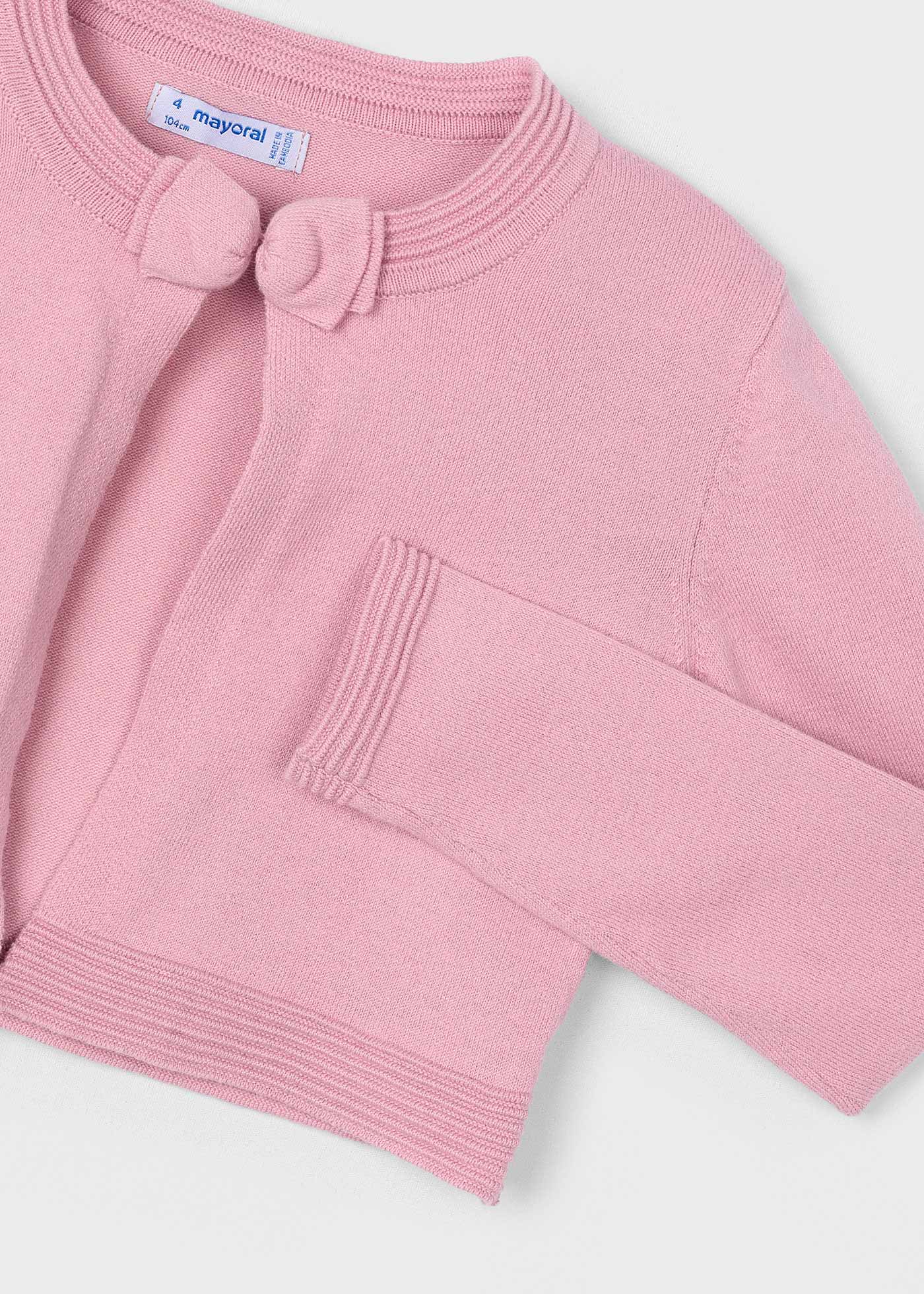 Cardigan basico in maglia bambina