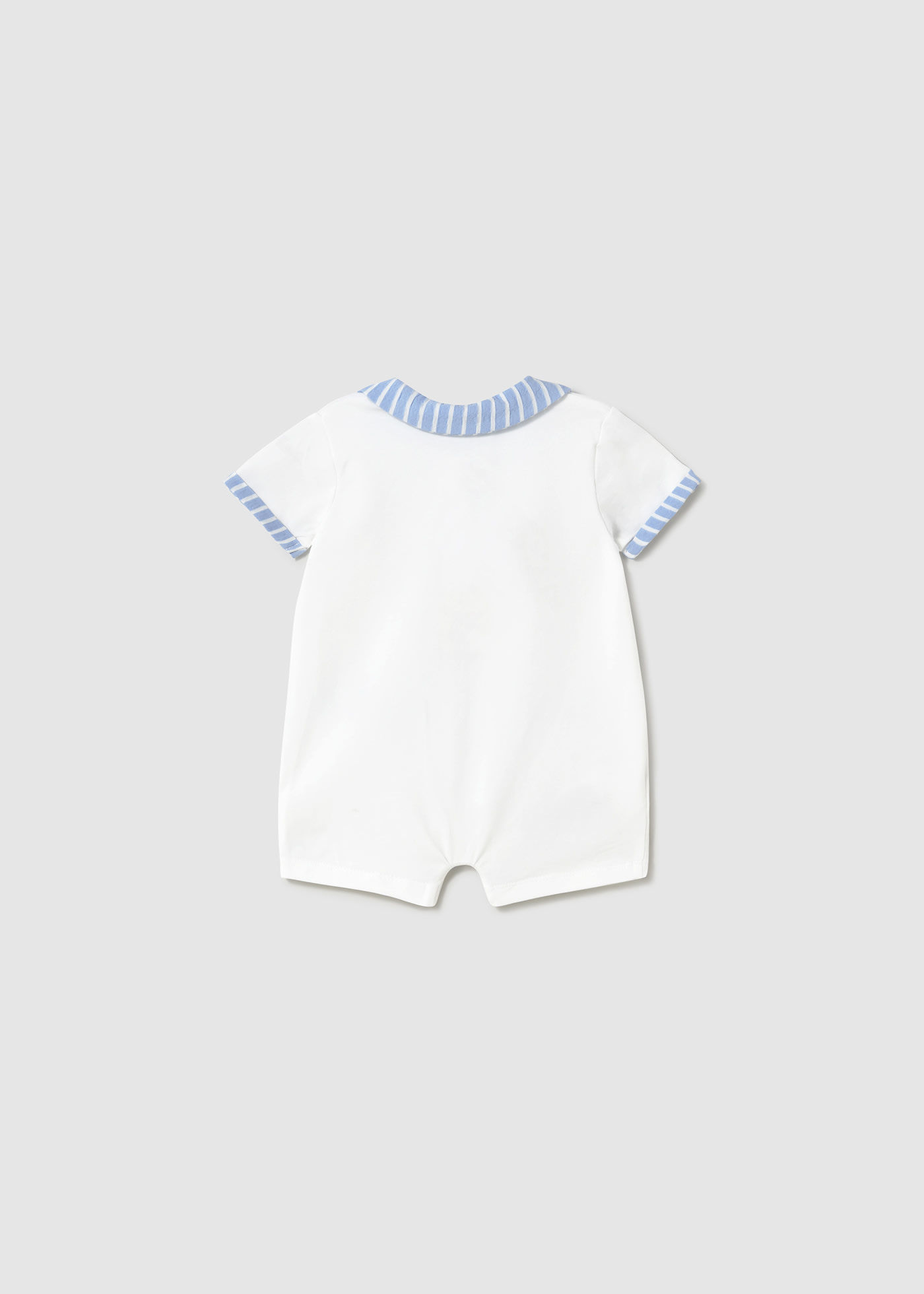 Set pagliaccetti colletto neonato