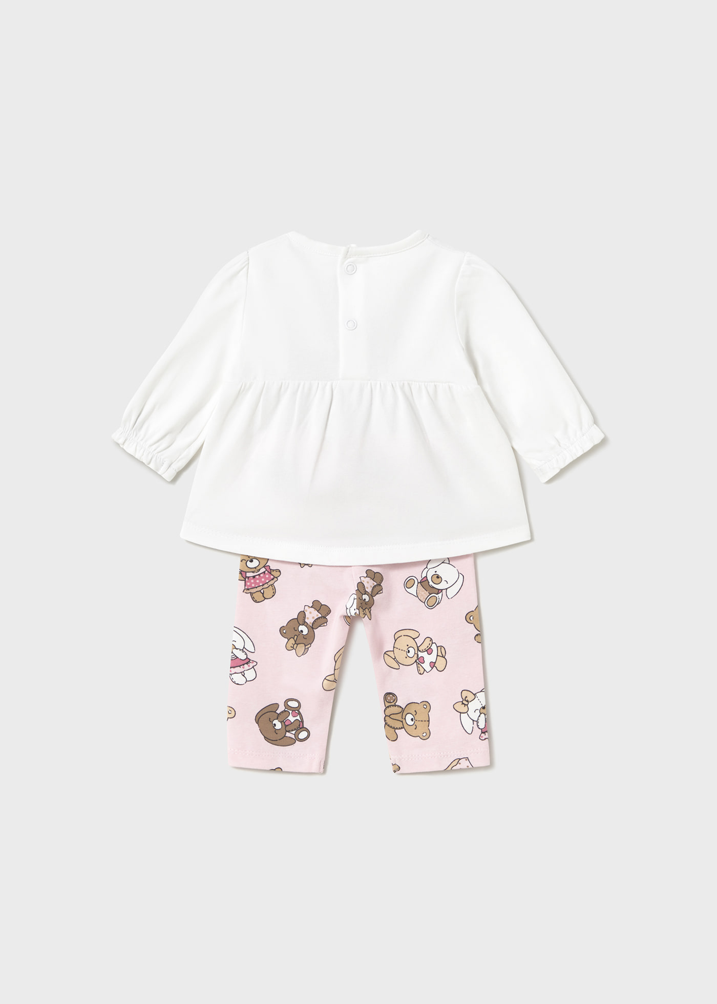 Newborn 4-Piece Set with Long Sleeve T-Shirts