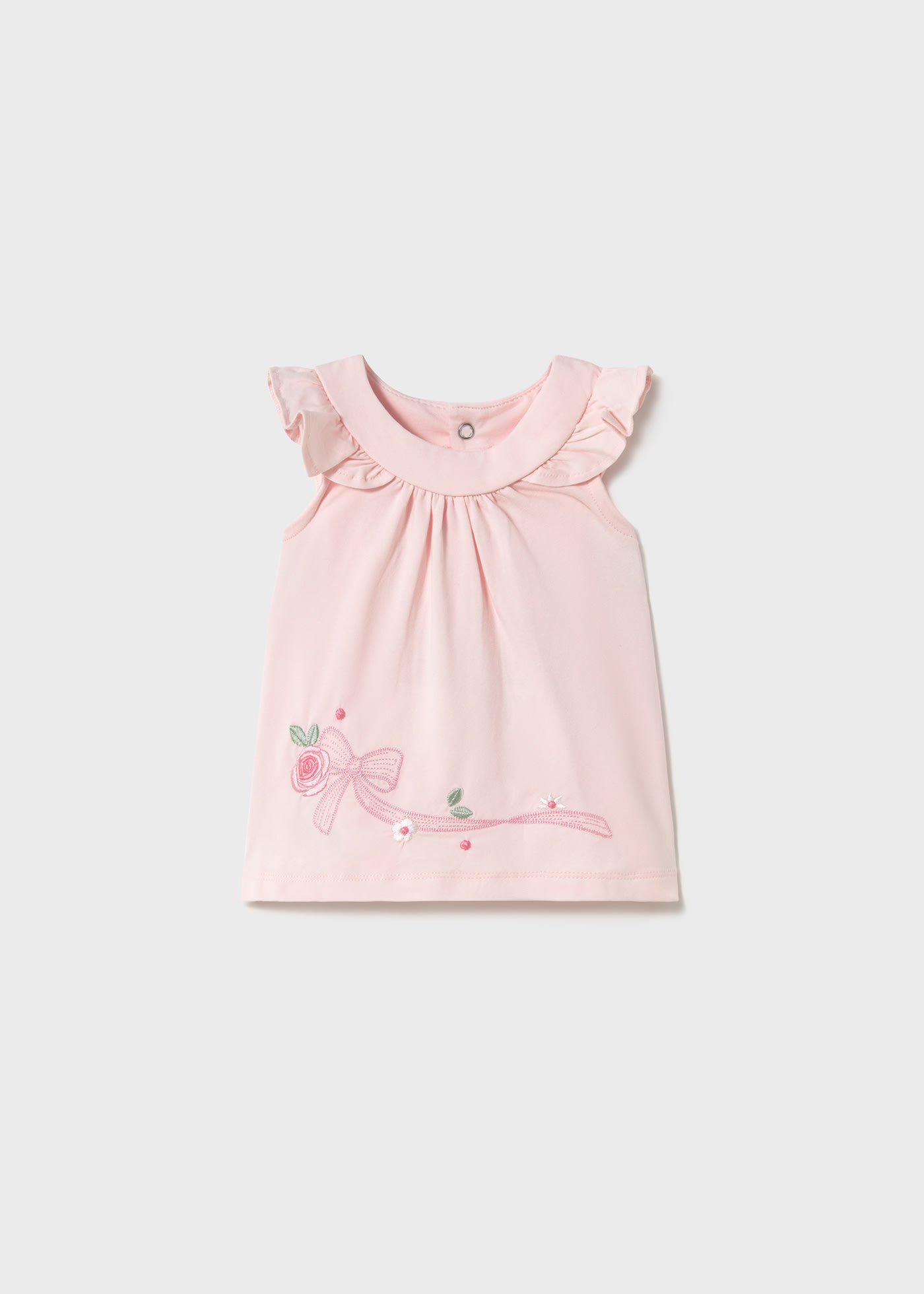 Newborn girl print dress