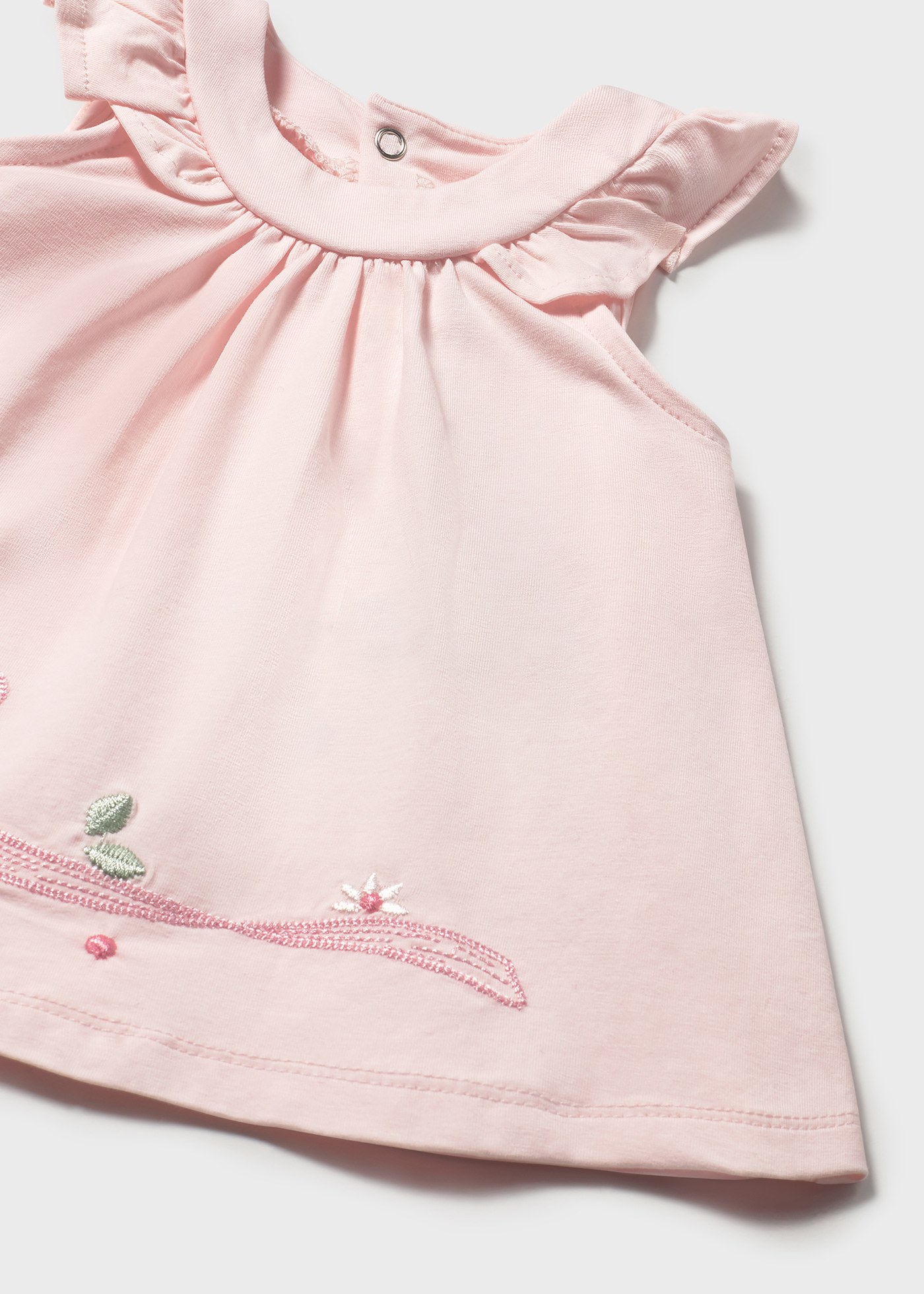 Vestido estampado recém nascida